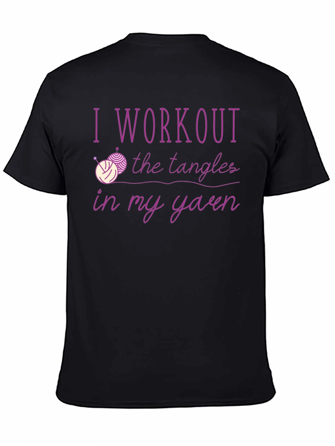 Yarn Workout T-Shirt Knitting Lover Tee