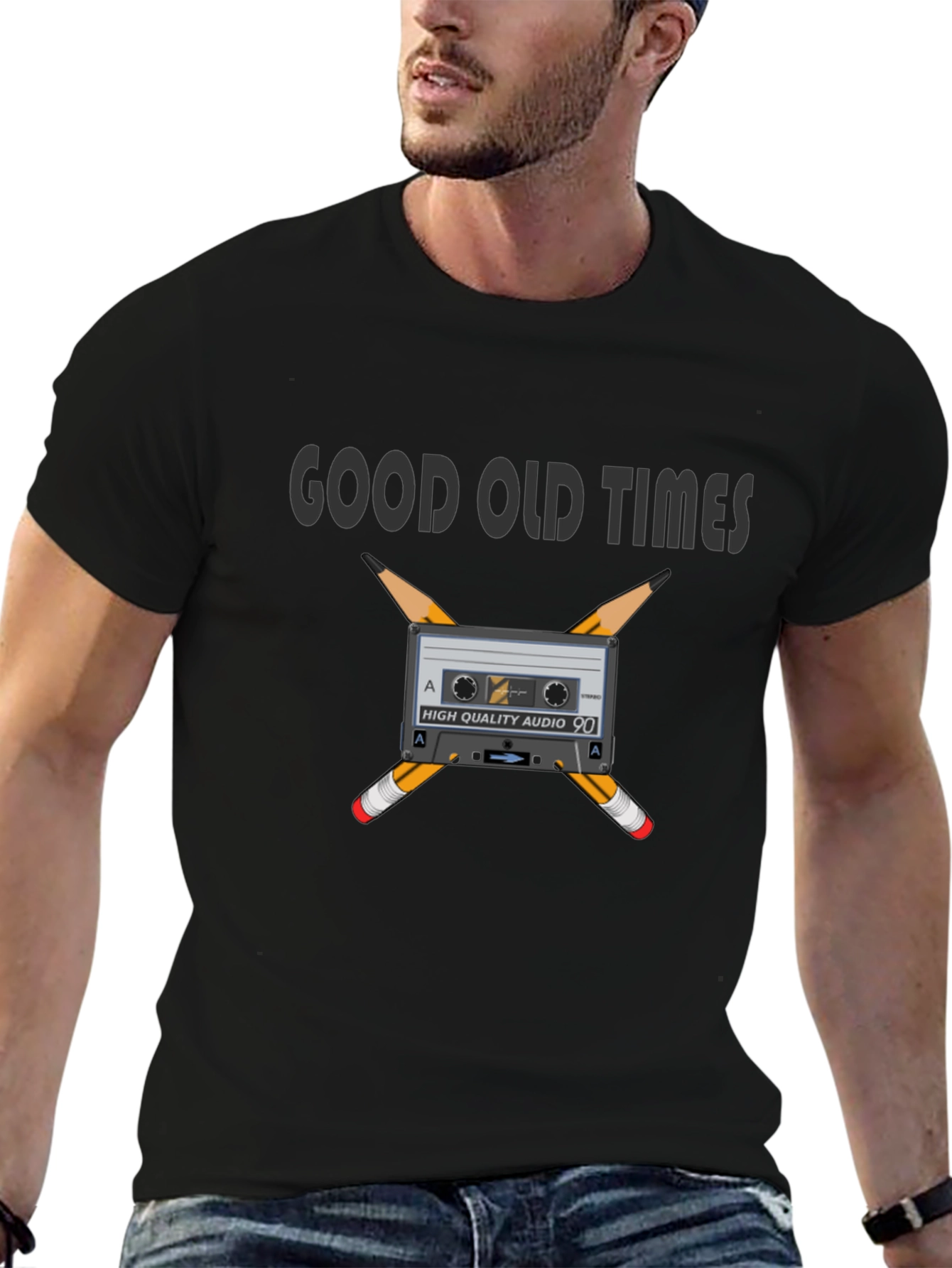 Good Old Times Cassette Graphic T-Shirt