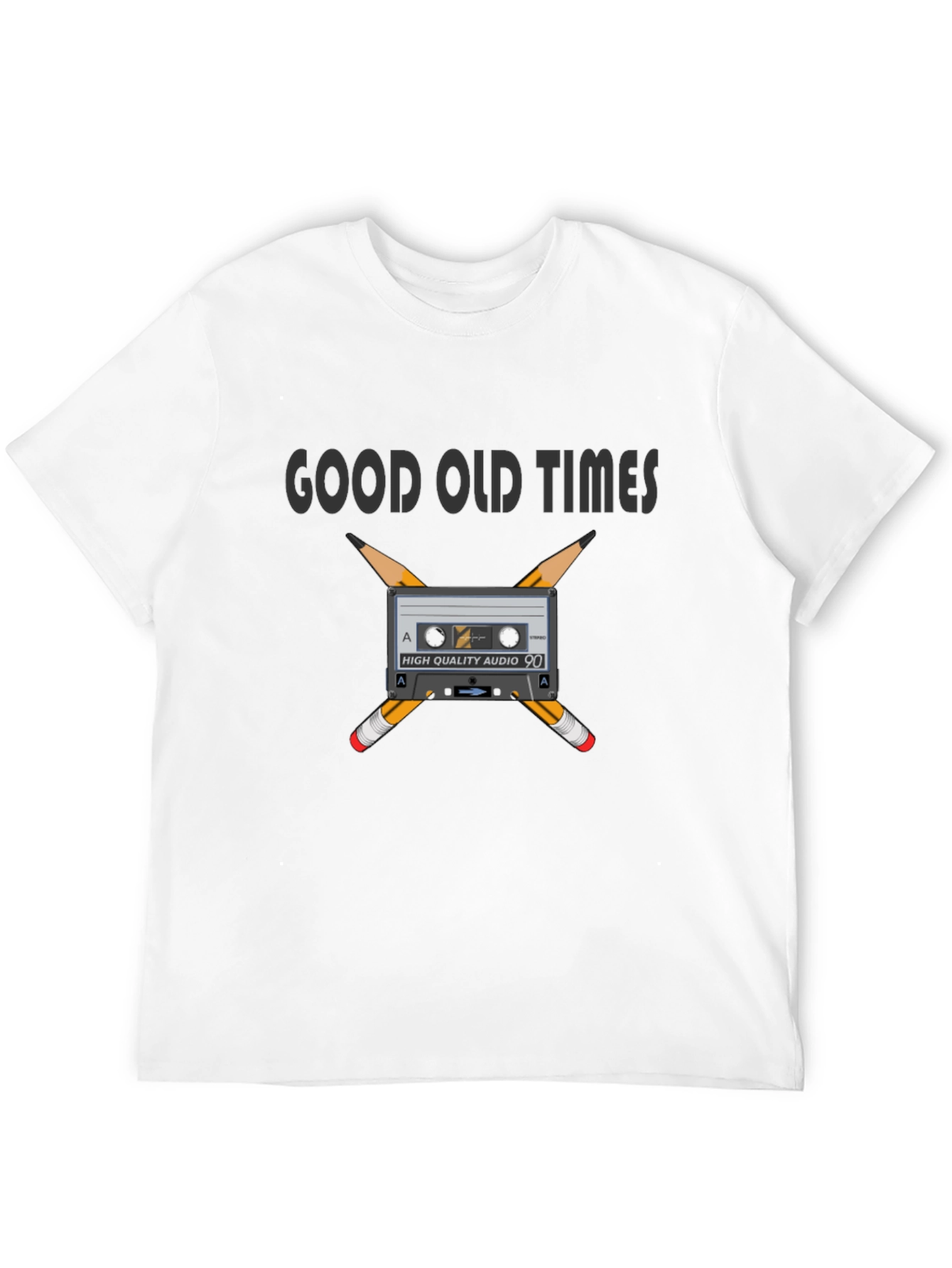 Good Old Times Cassette Graphic T-Shirt