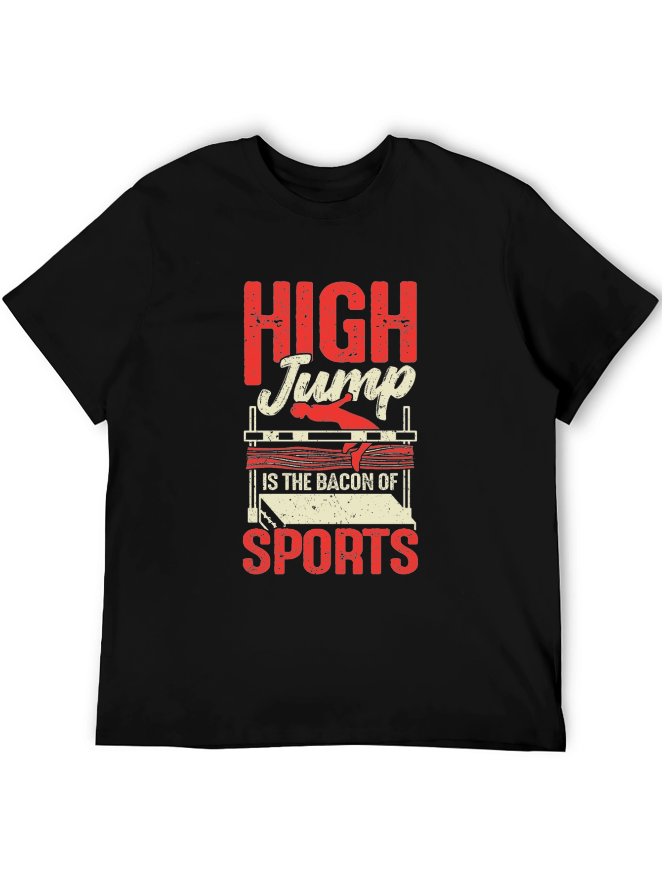 High Jump Bacon of Sports Graphic T-Shirt