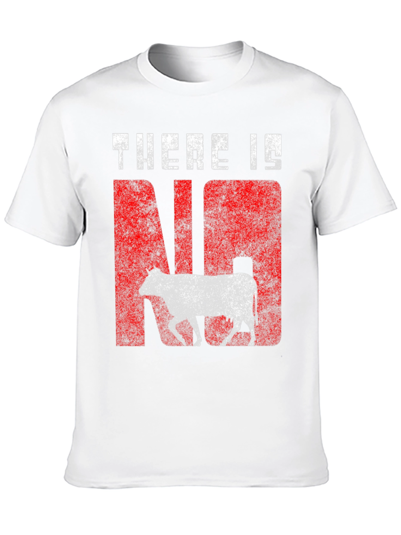 No Cow T-Shirt Vegan Vegetarian Animal Rights Tee