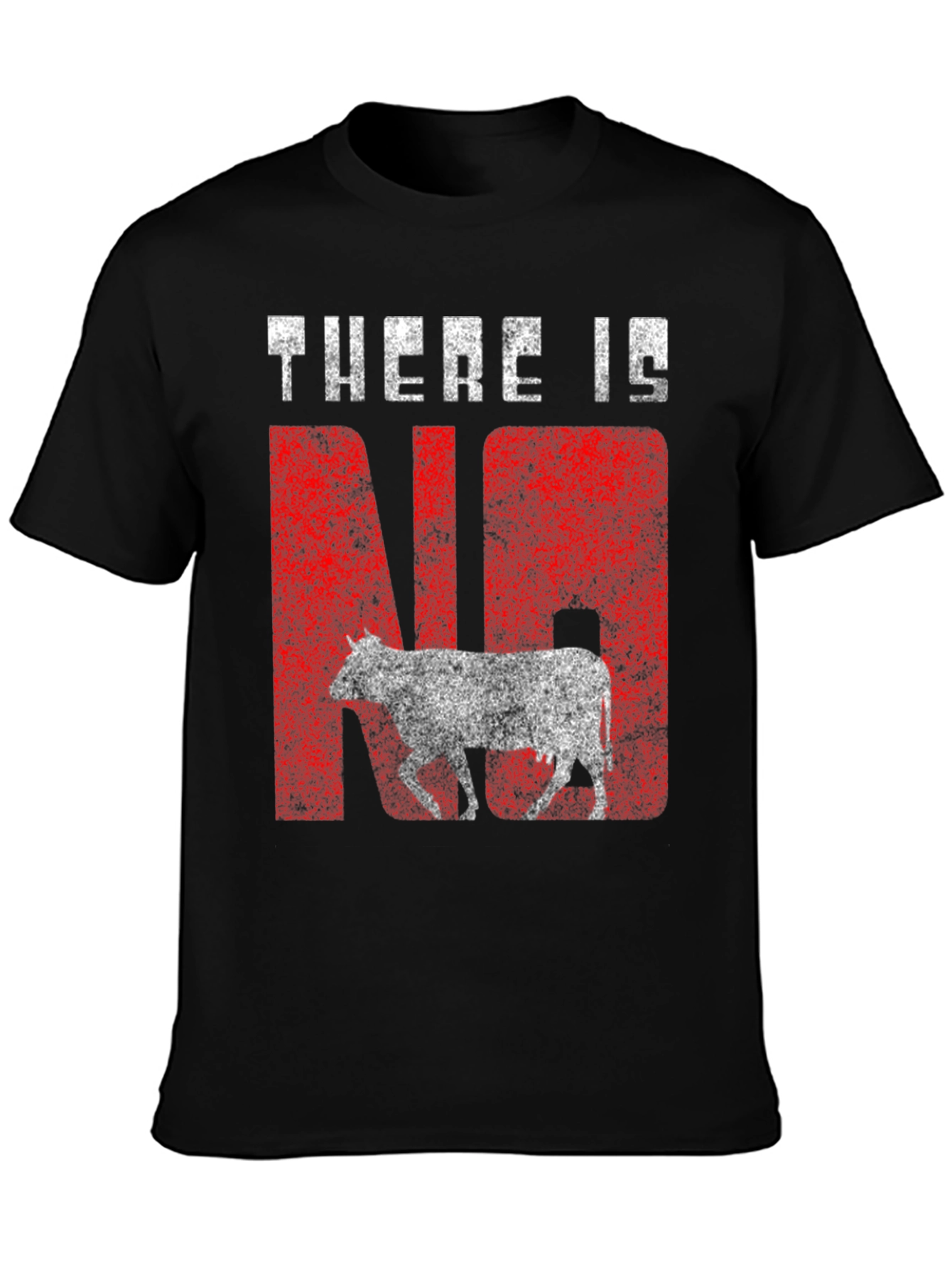 No Cow T-Shirt Vegan Vegetarian Animal Rights Tee