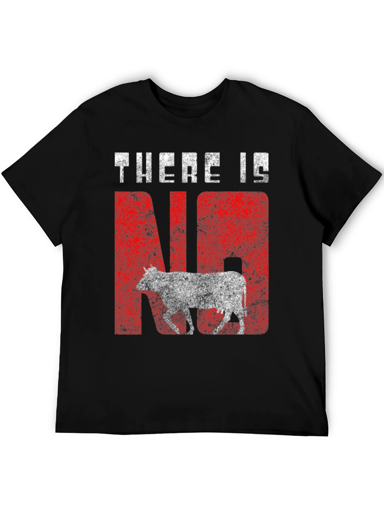 No Cow T-Shirt Vegan Vegetarian Animal Rights Tee