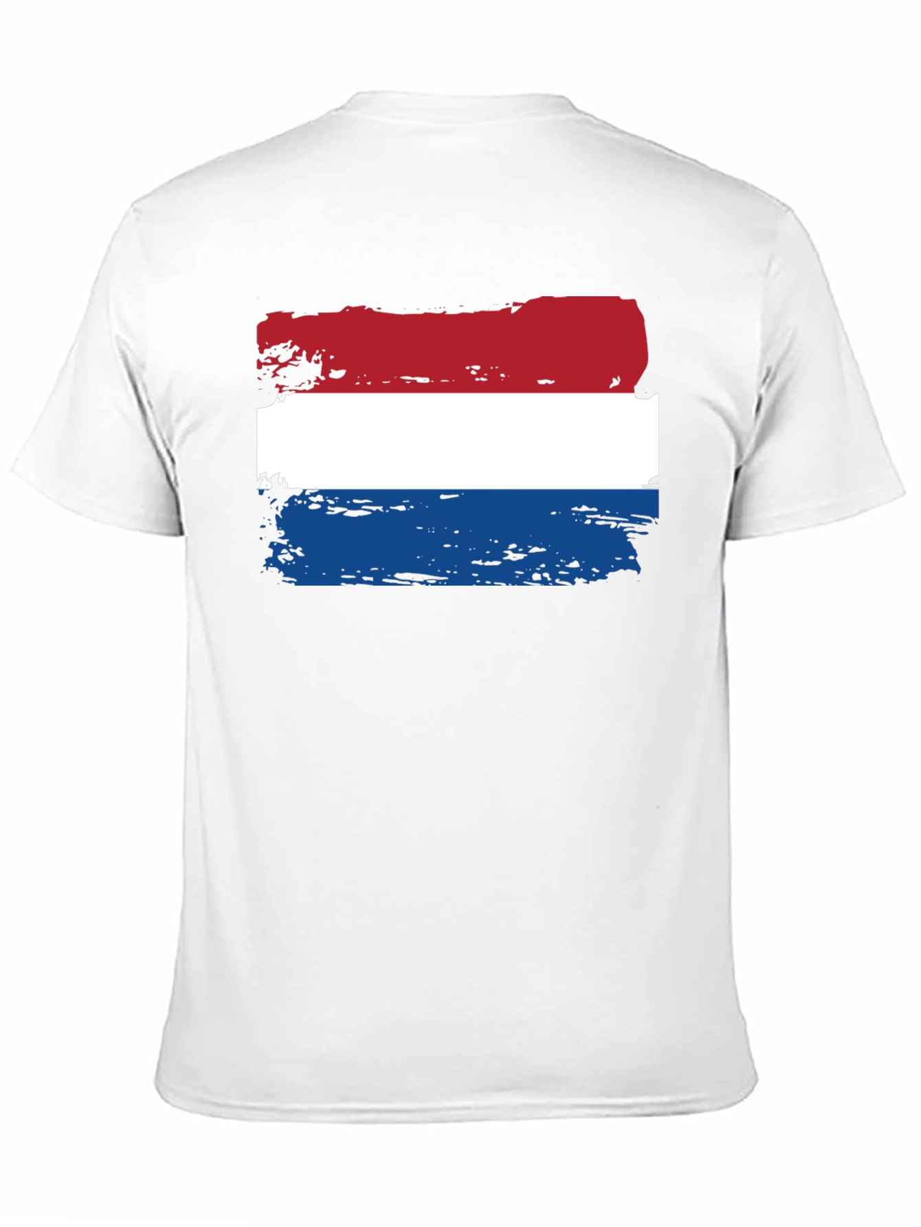 Dutch Flag T-Shirt - Distressed Style
