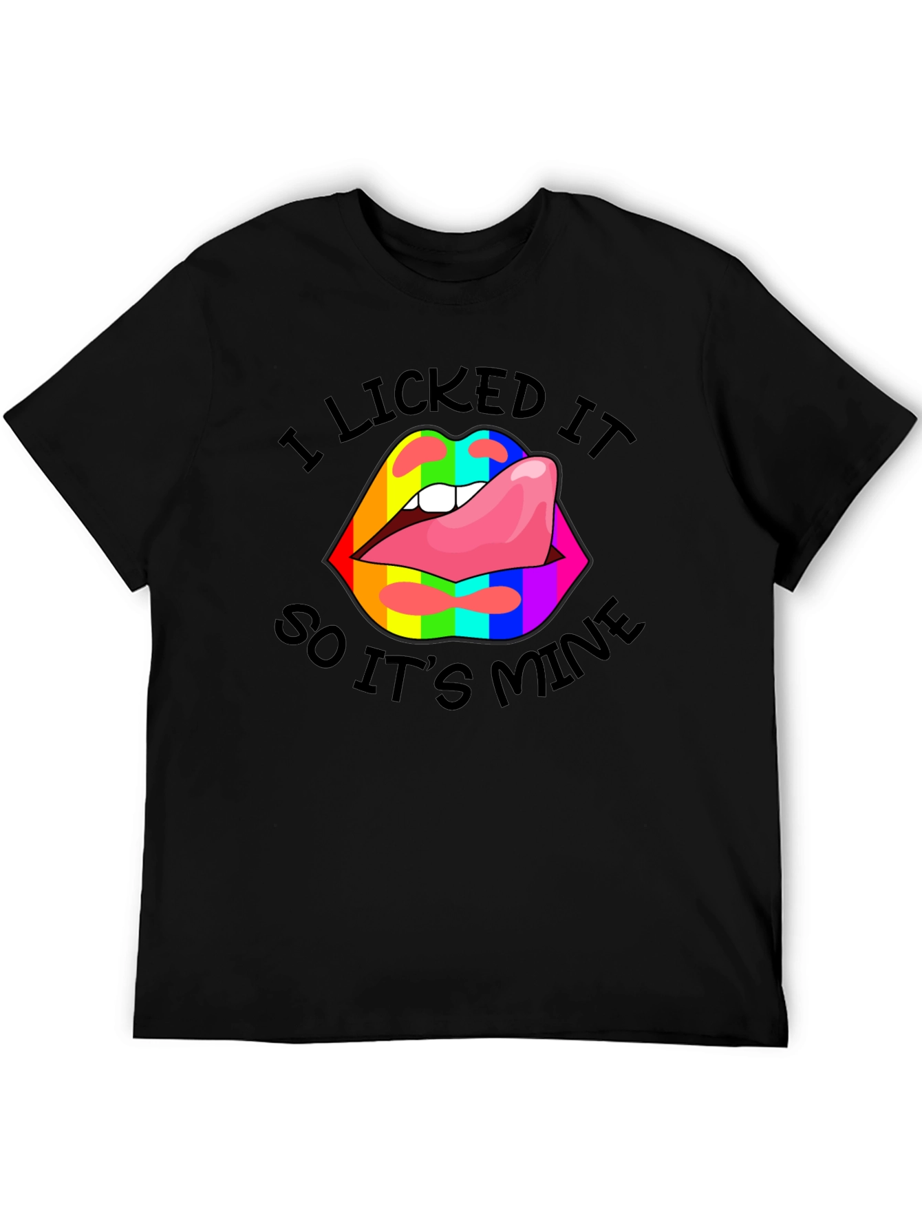 I Licked It Lips Graphic Tee