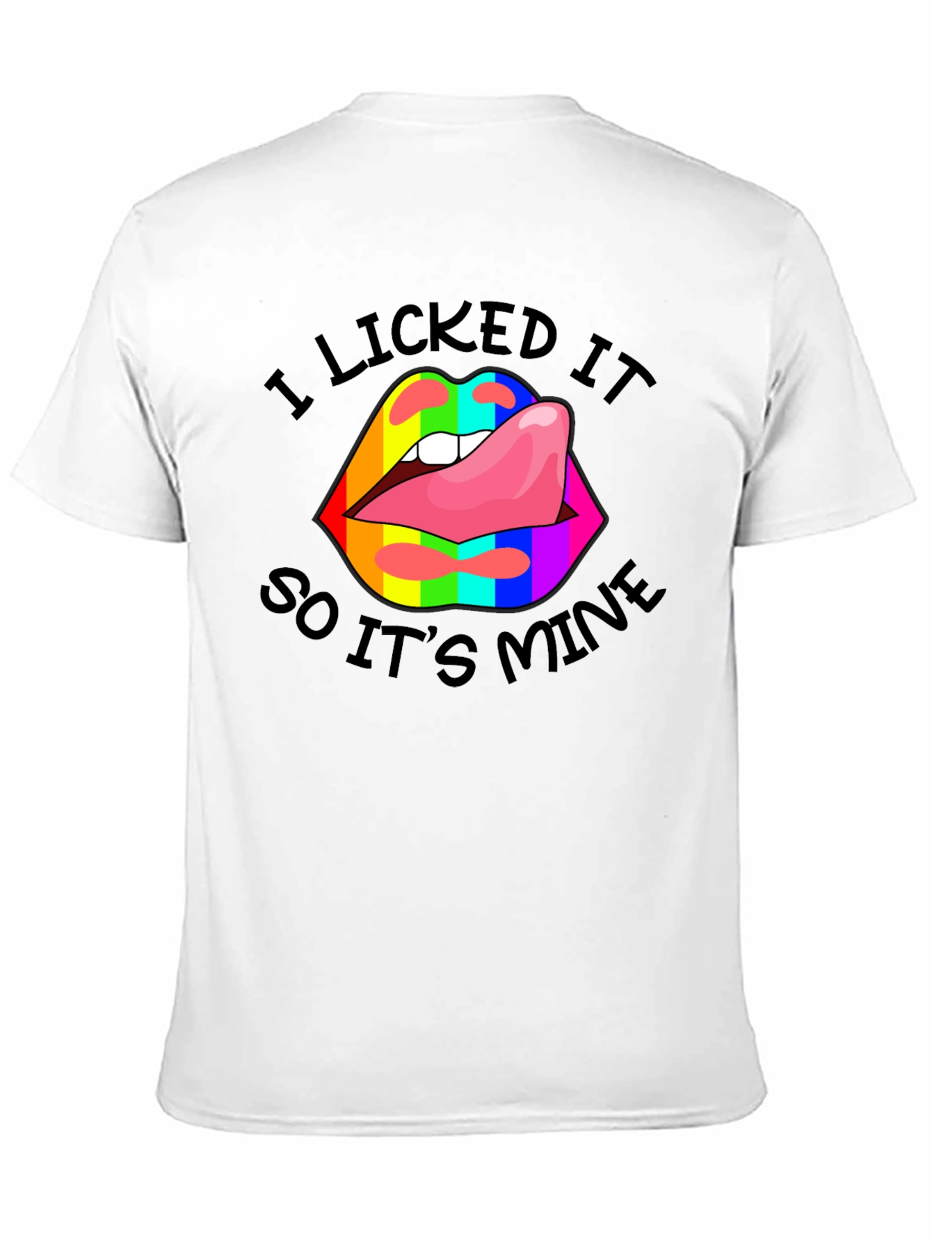 I Licked It Lips Graphic Tee