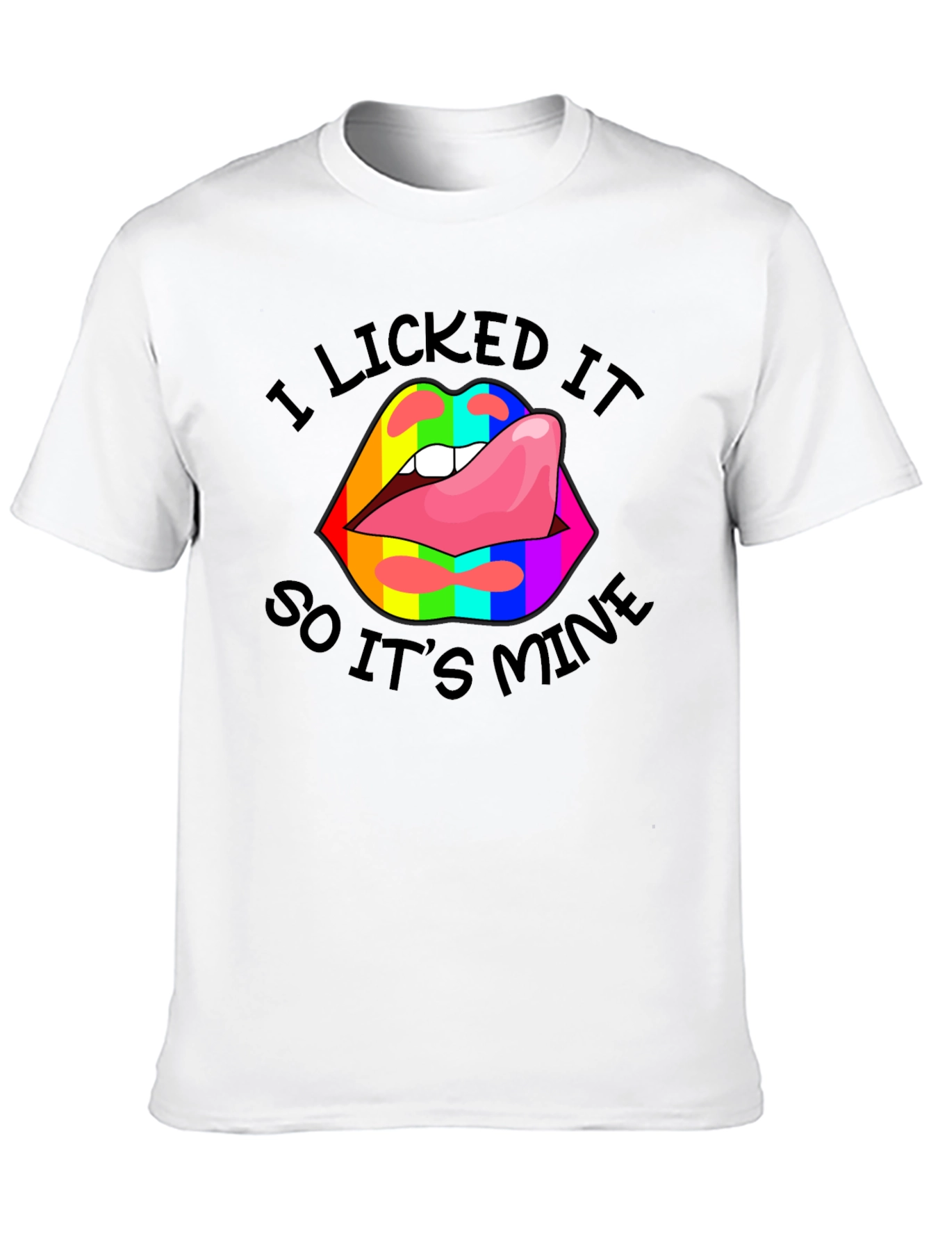 I Licked It Lips Graphic Tee
