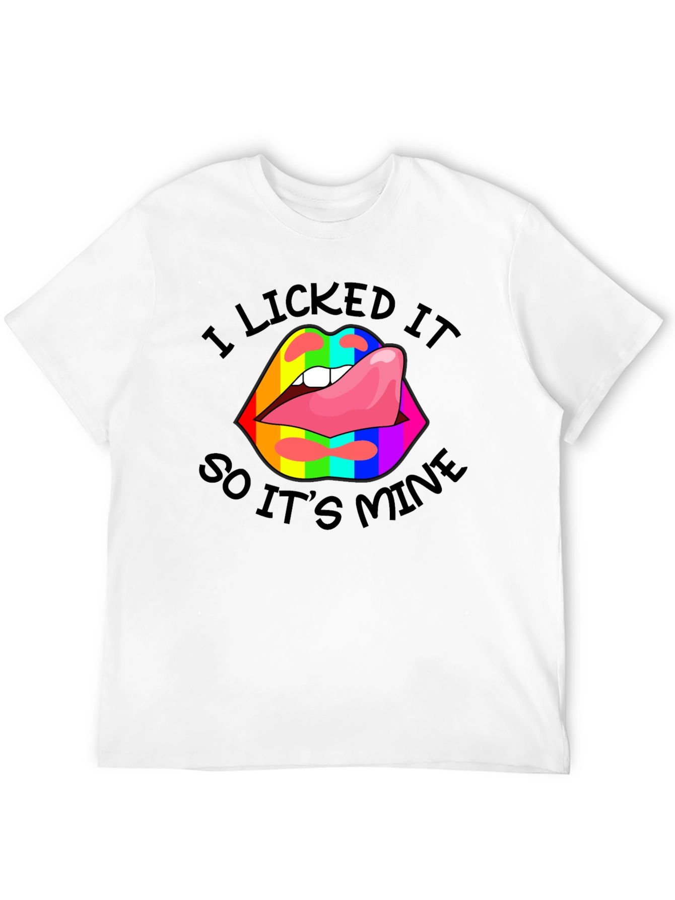 I Licked It Lips Graphic Tee
