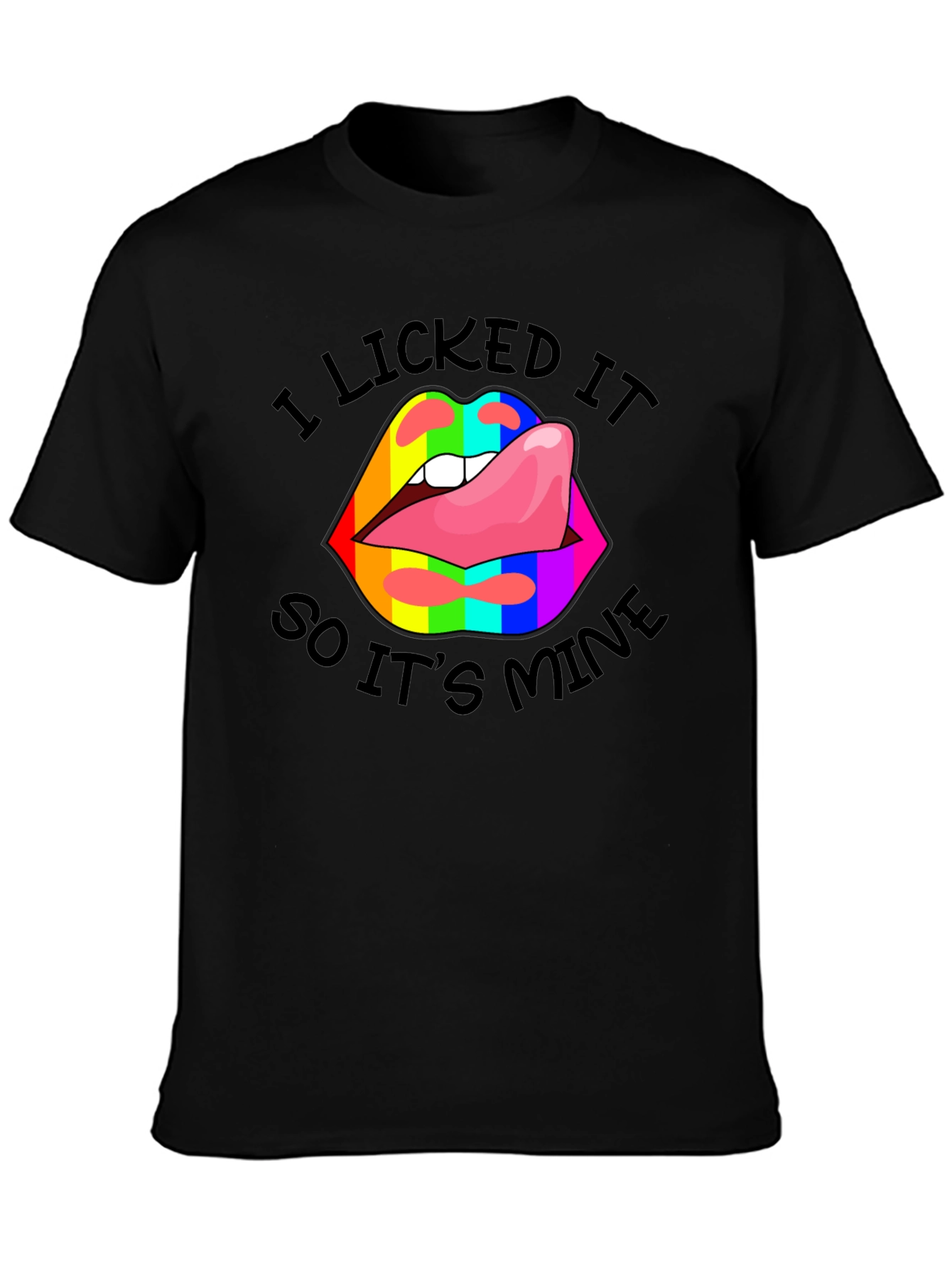 I Licked It Lips Graphic Tee
