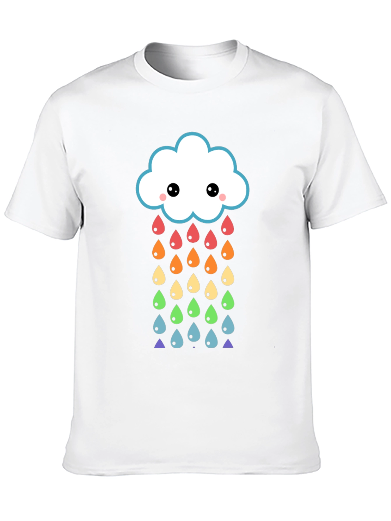 Rainbow Rain Cloud Graphic Tee