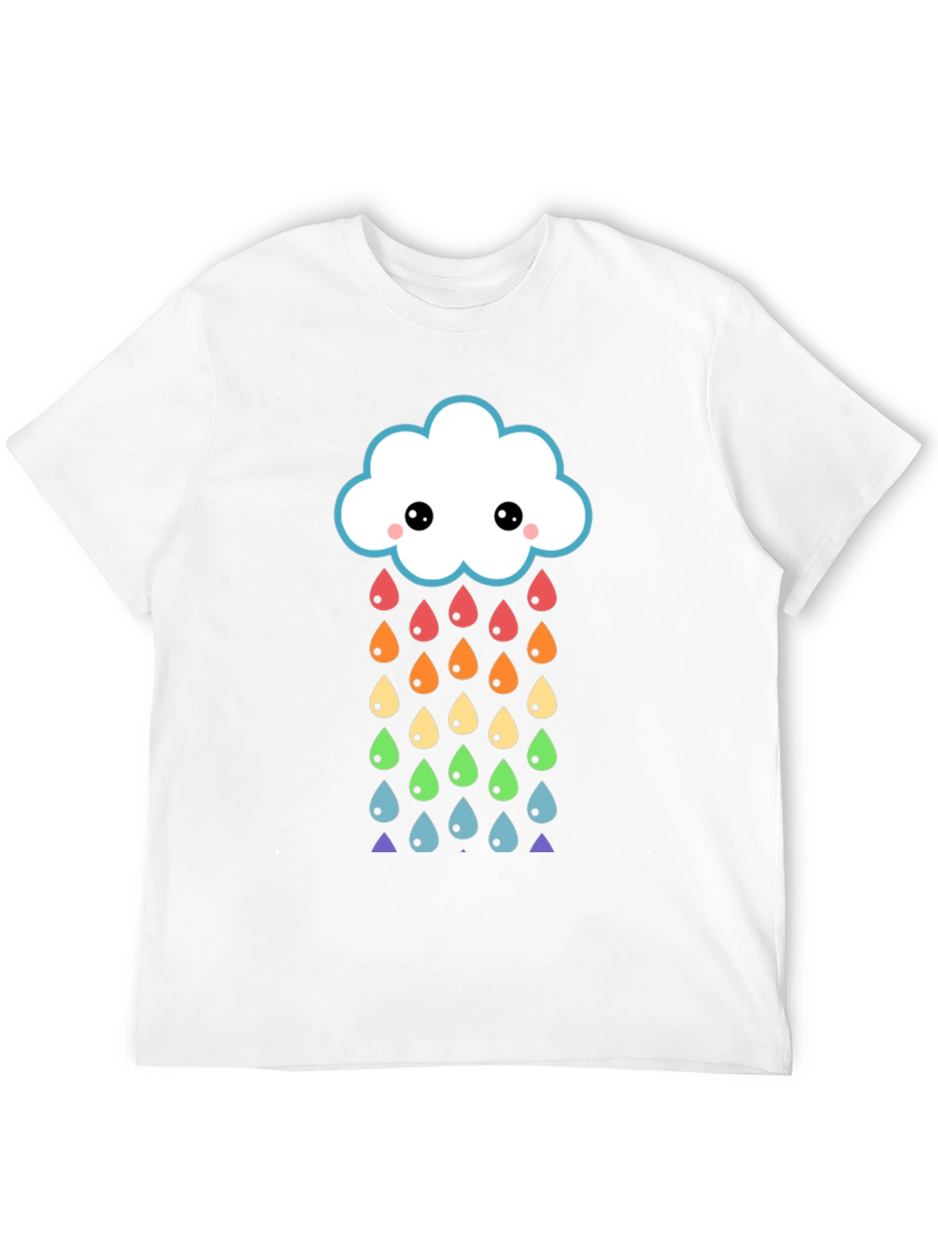Rainbow Rain Cloud Graphic Tee