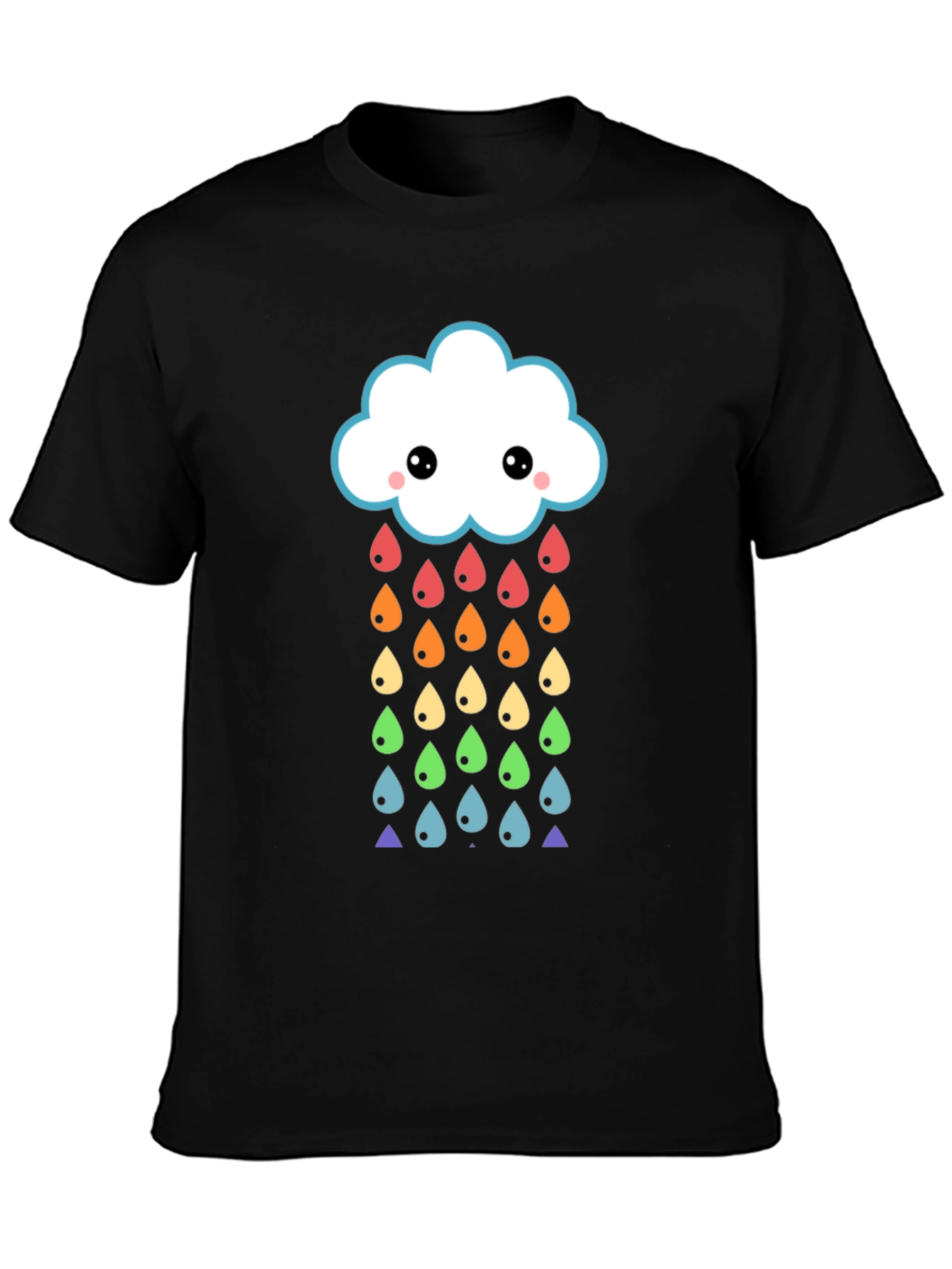 Rainbow Rain Cloud Graphic Tee