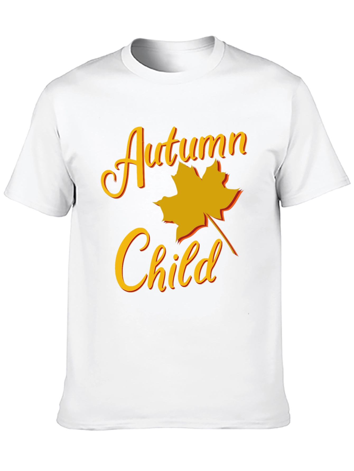 Autumn Child Graphic Tee - Fall Season T-Shirt