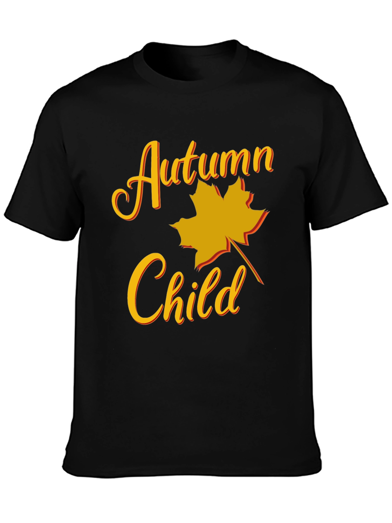 Autumn Child Graphic Tee - Fall Season T-Shirt