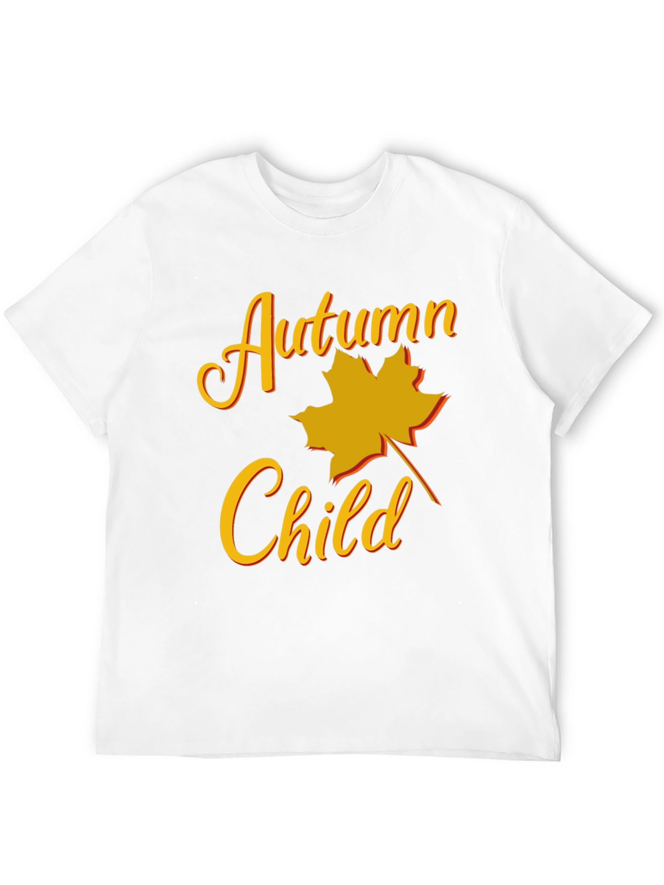 Autumn Child Graphic Tee - Fall Season T-Shirt