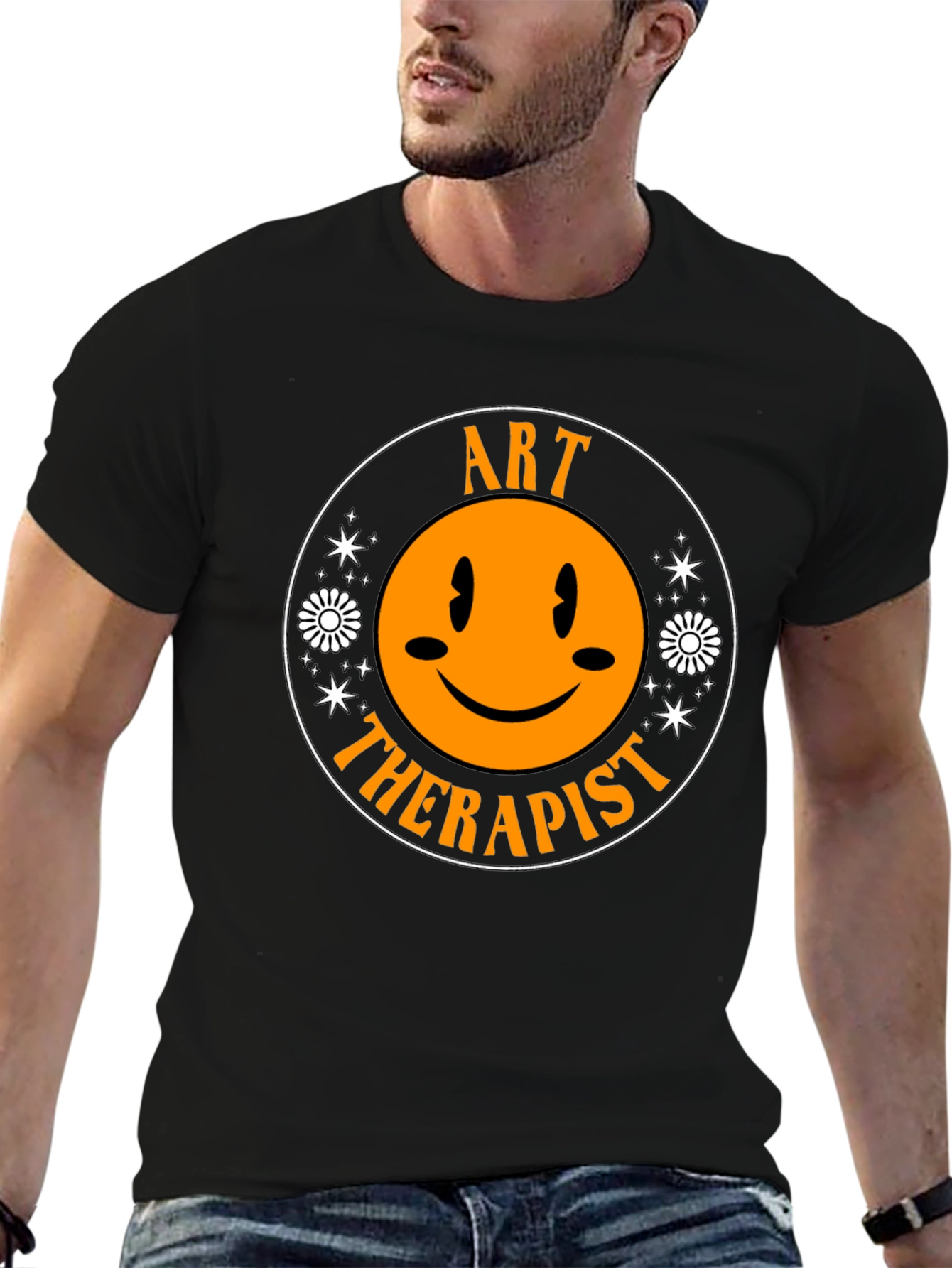 Art Therapist Smiley Face T-Shirt