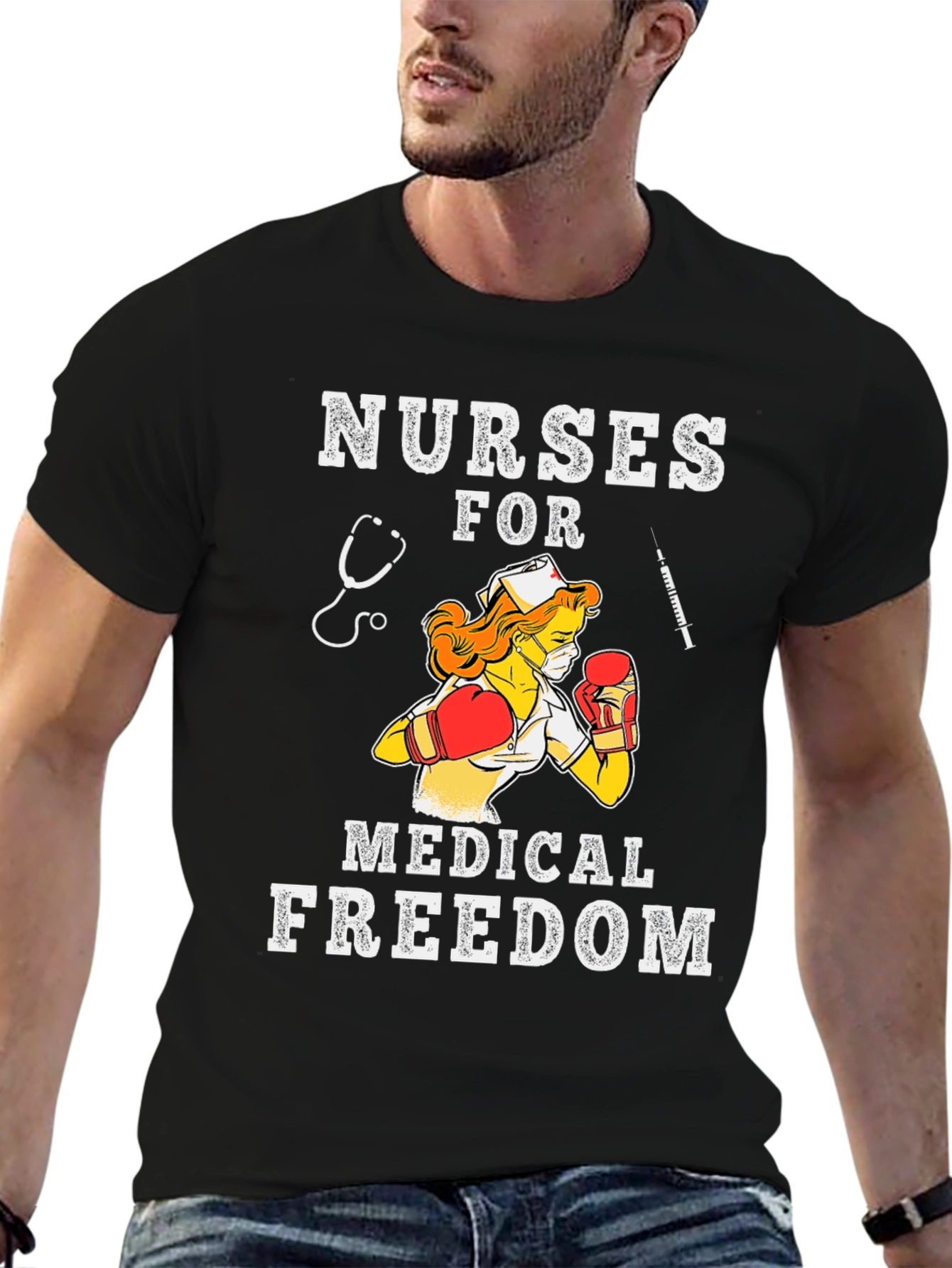 Nurses for Medical Freedom Graphic T-Shirt
