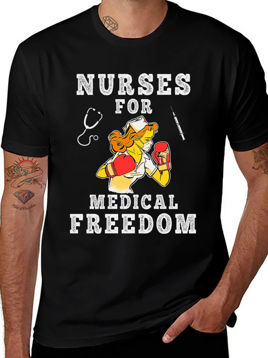 Nurses for Medical Freedom Graphic T-Shirt