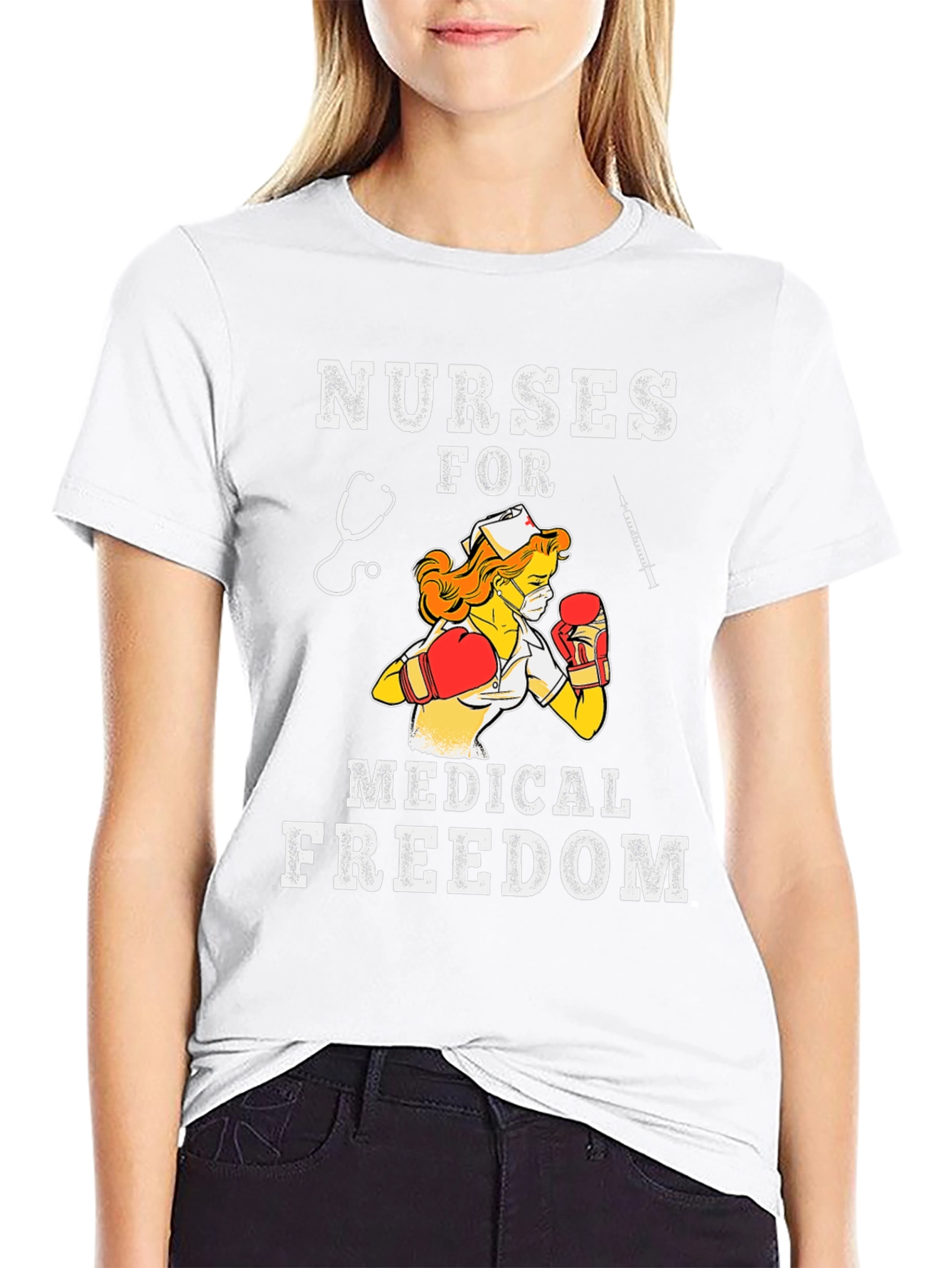 Nurses for Medical Freedom Graphic T-Shirt
