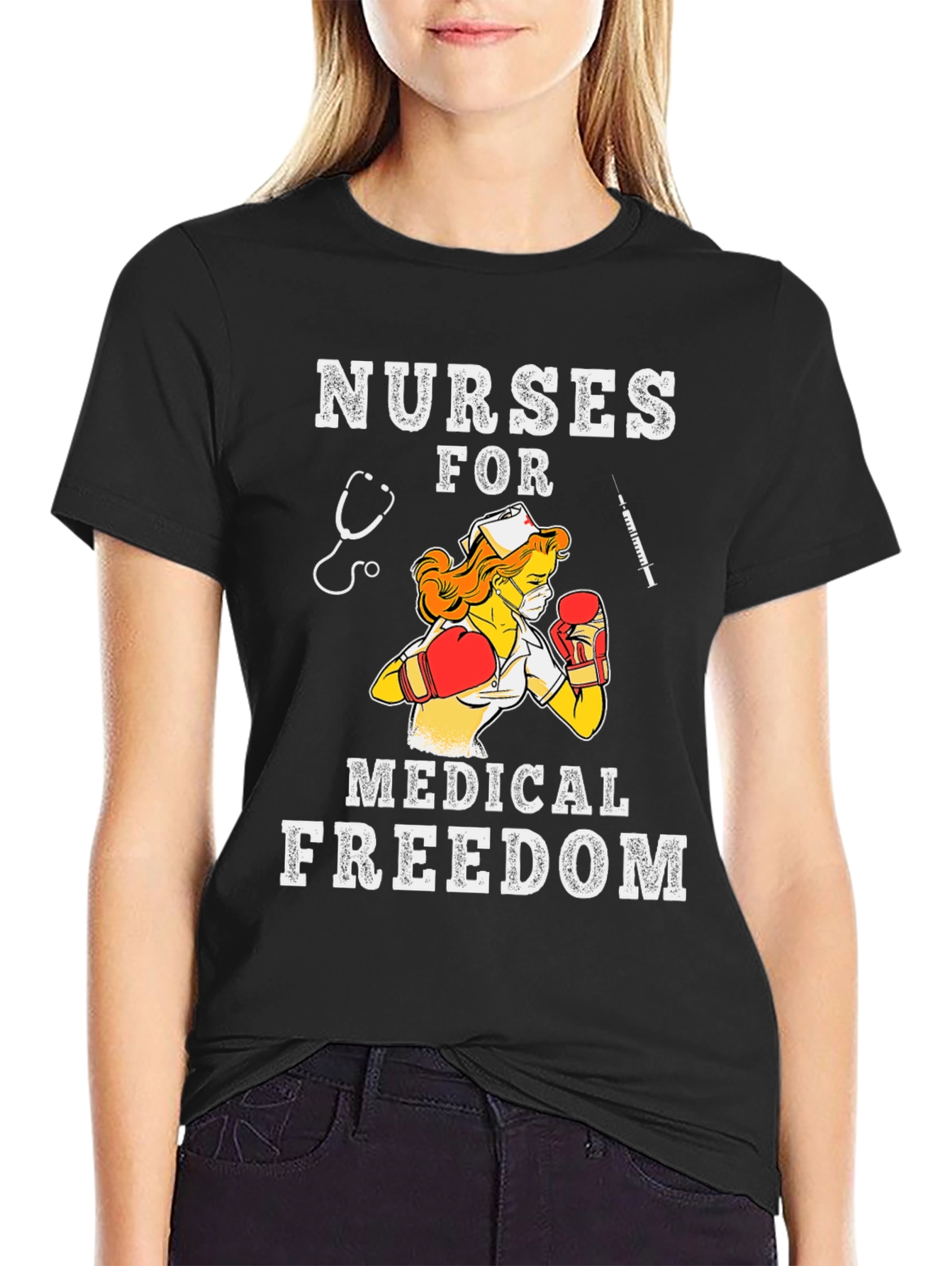 Nurses for Medical Freedom Graphic T-Shirt