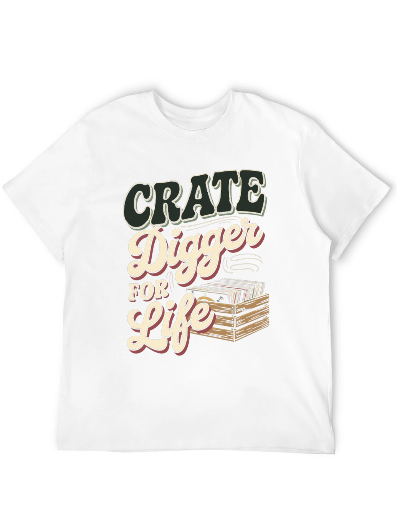 Crate Digger for Life T-Shirt