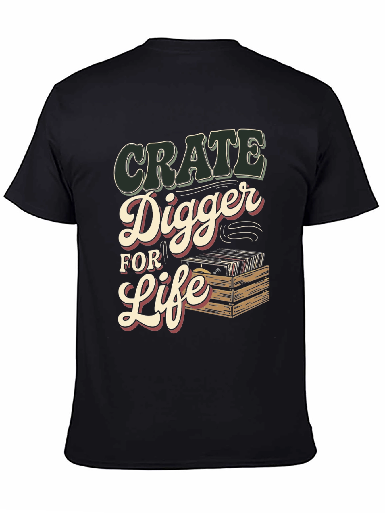 Crate Digger for Life T-Shirt