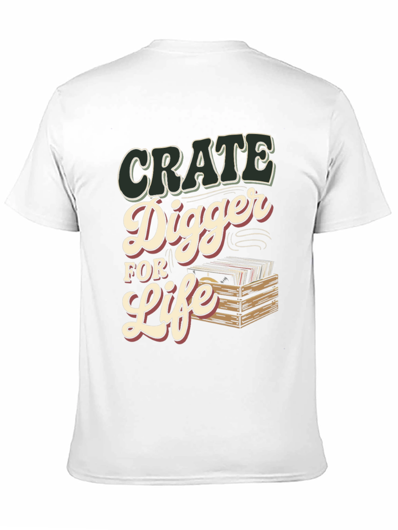 Crate Digger for Life T-Shirt