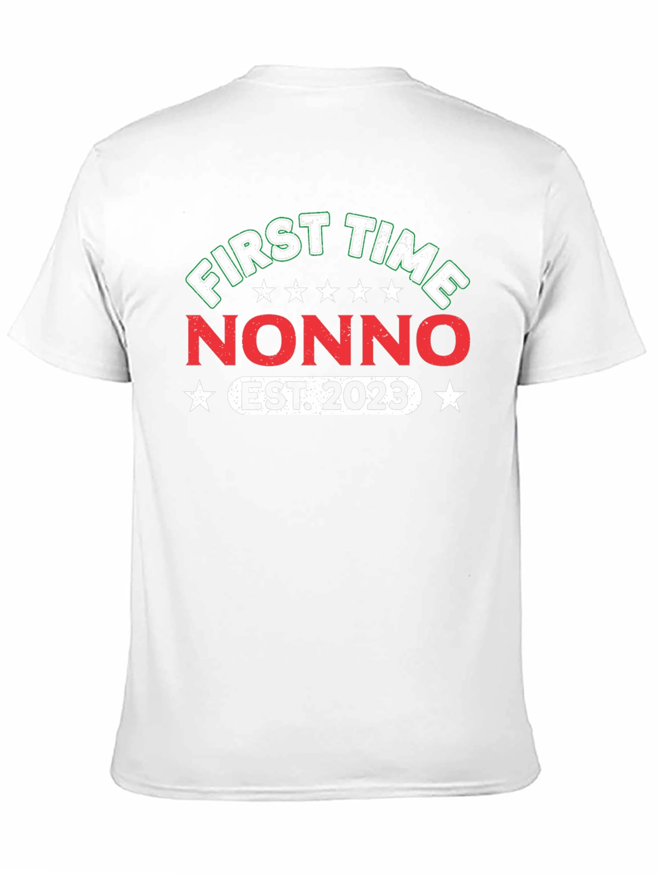 First Time Nonno Est. 2023 T-Shirt