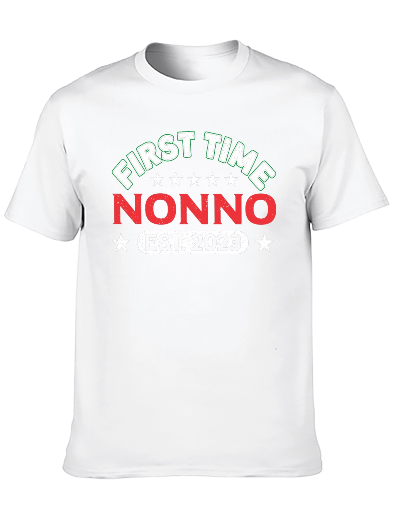 First Time Nonno Est. 2023 T-Shirt
