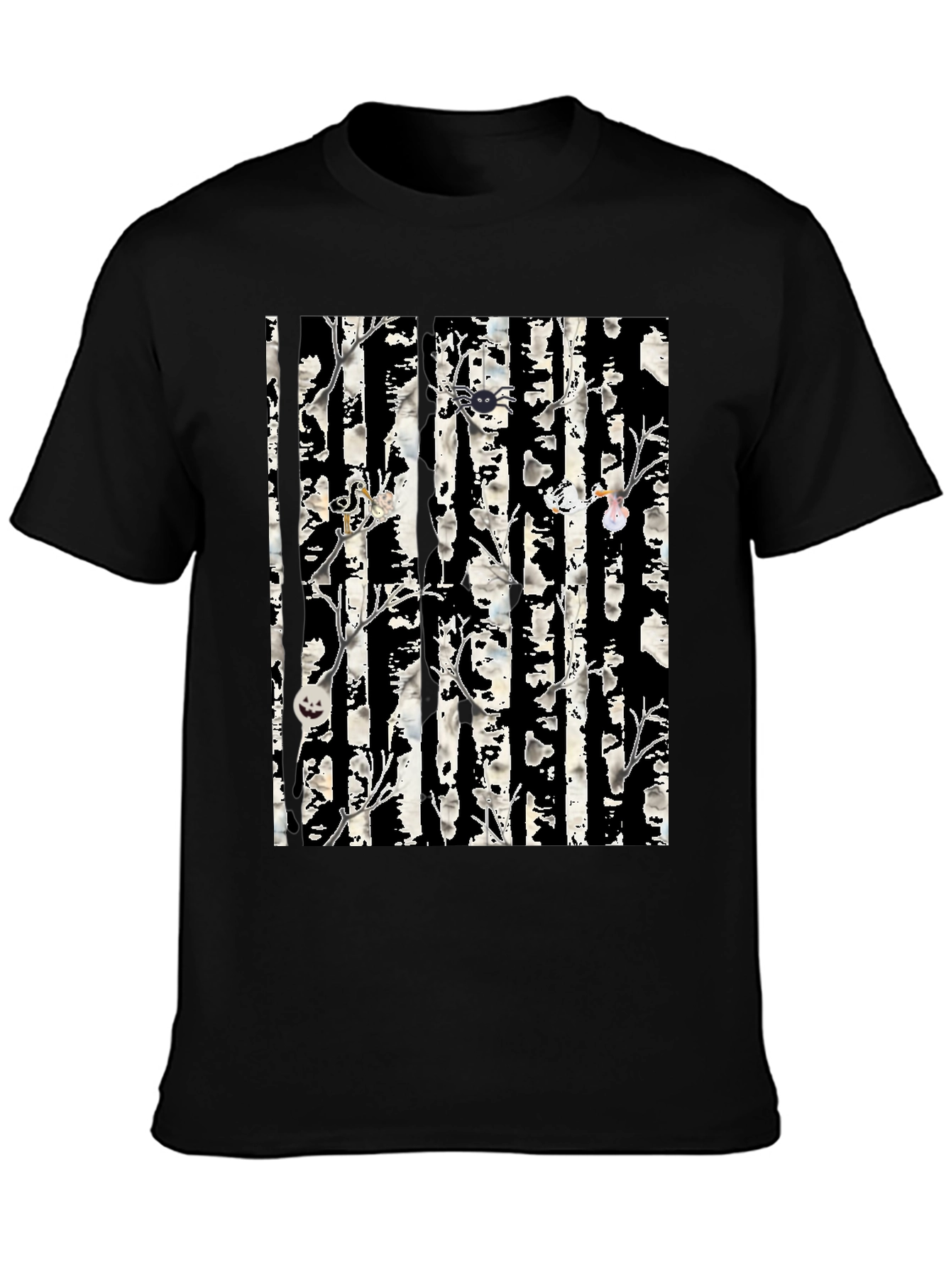 Halloween Tree Black T-Shirt
