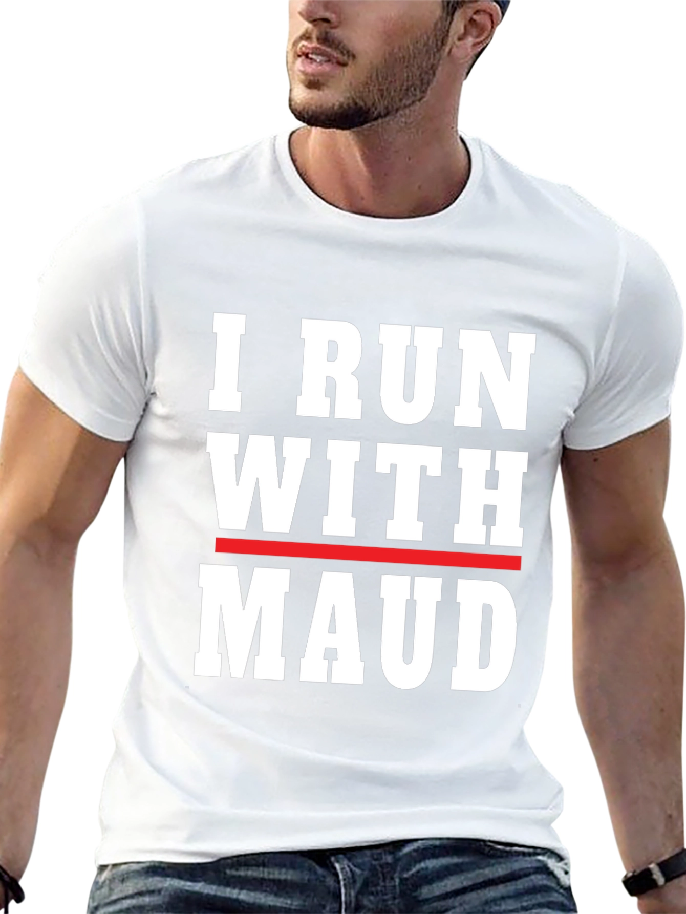 I Run With Maud T-Shirt - Justice & Awareness