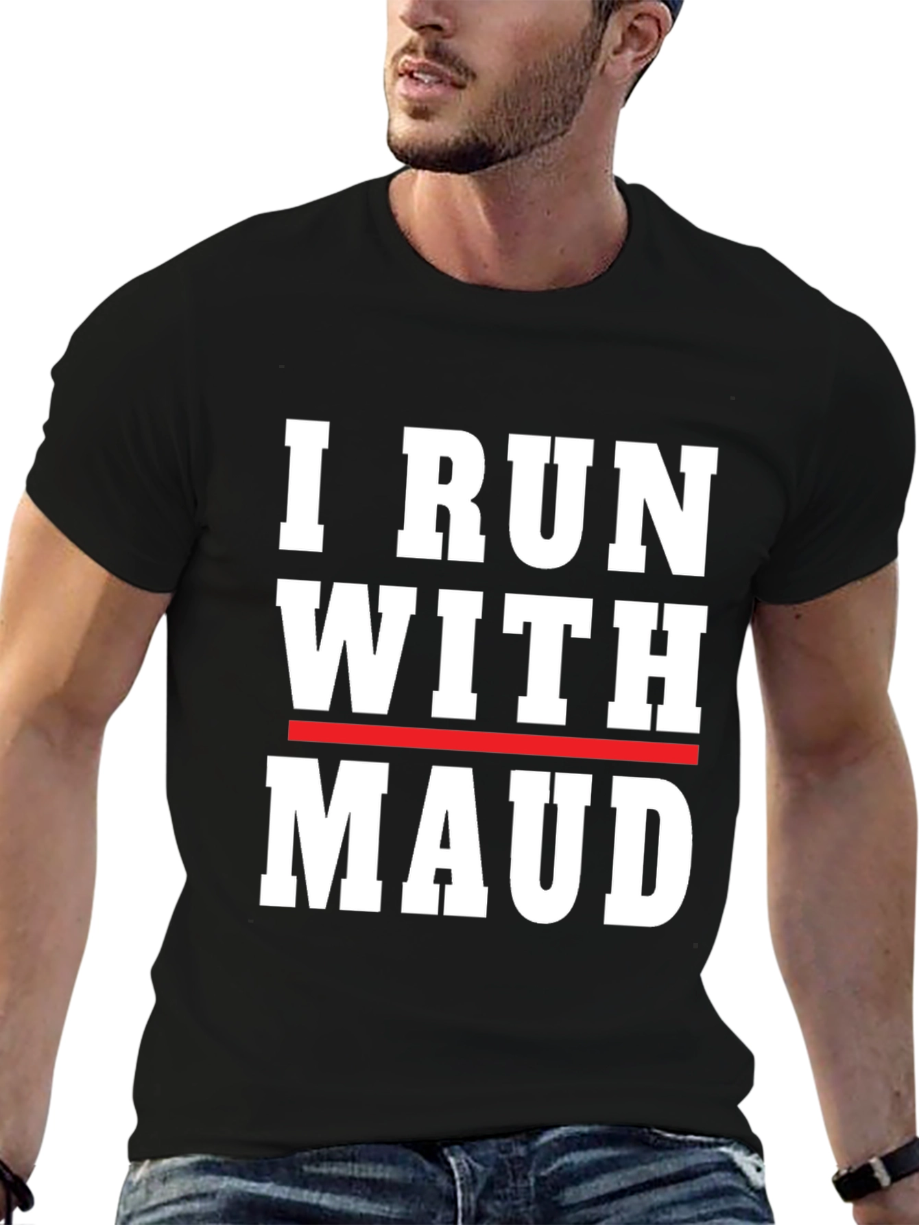 I Run With Maud T-Shirt - Justice & Awareness