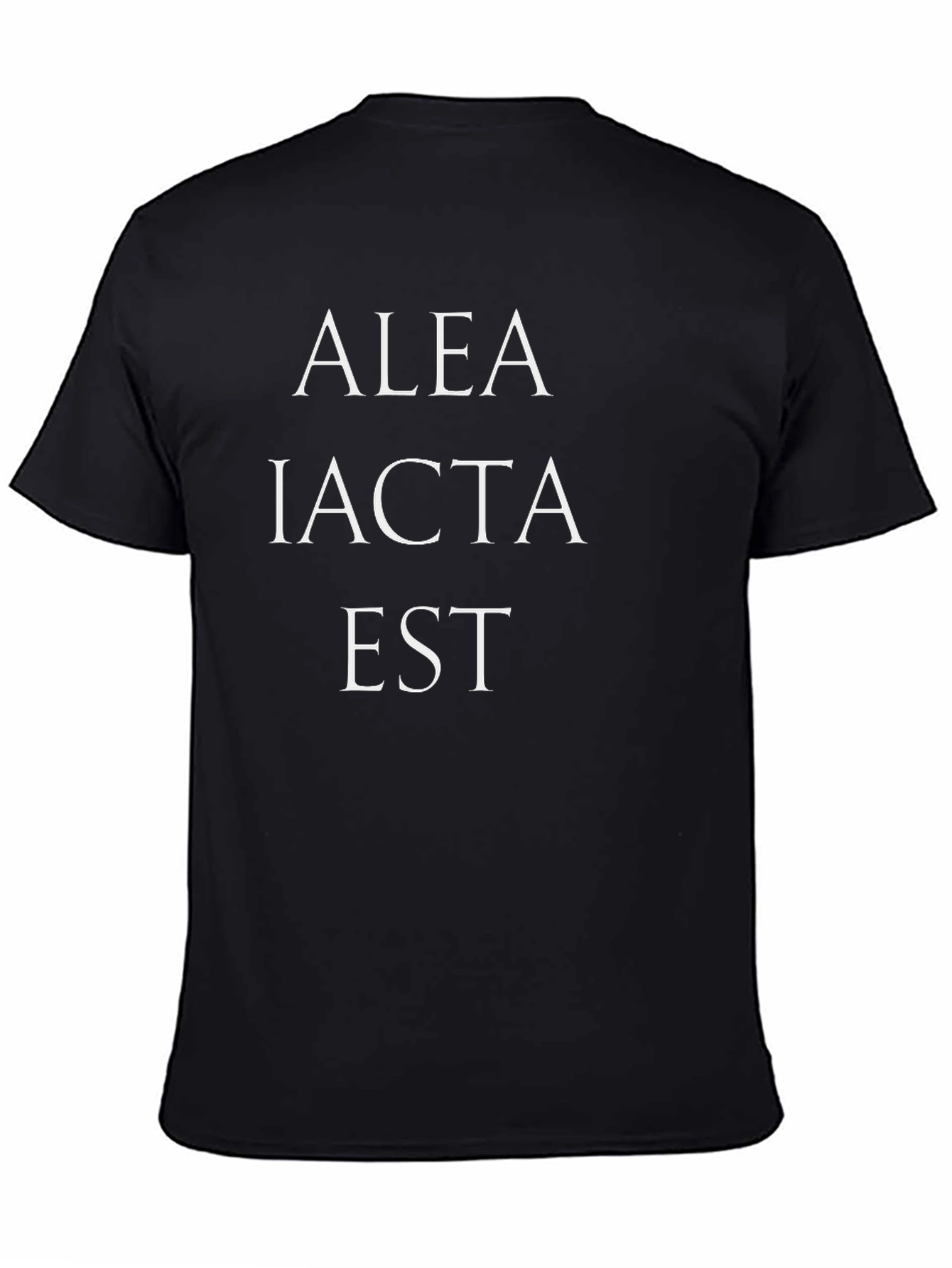 Alea Iacta Est Black T-Shirt