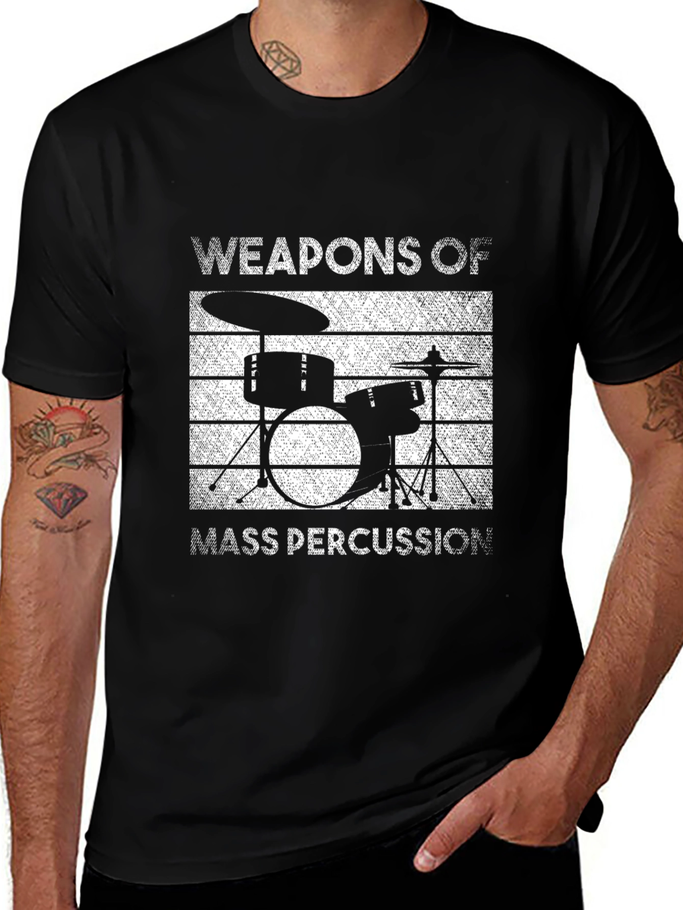 Weapons of Mass Percussion Drummer T-Shirt