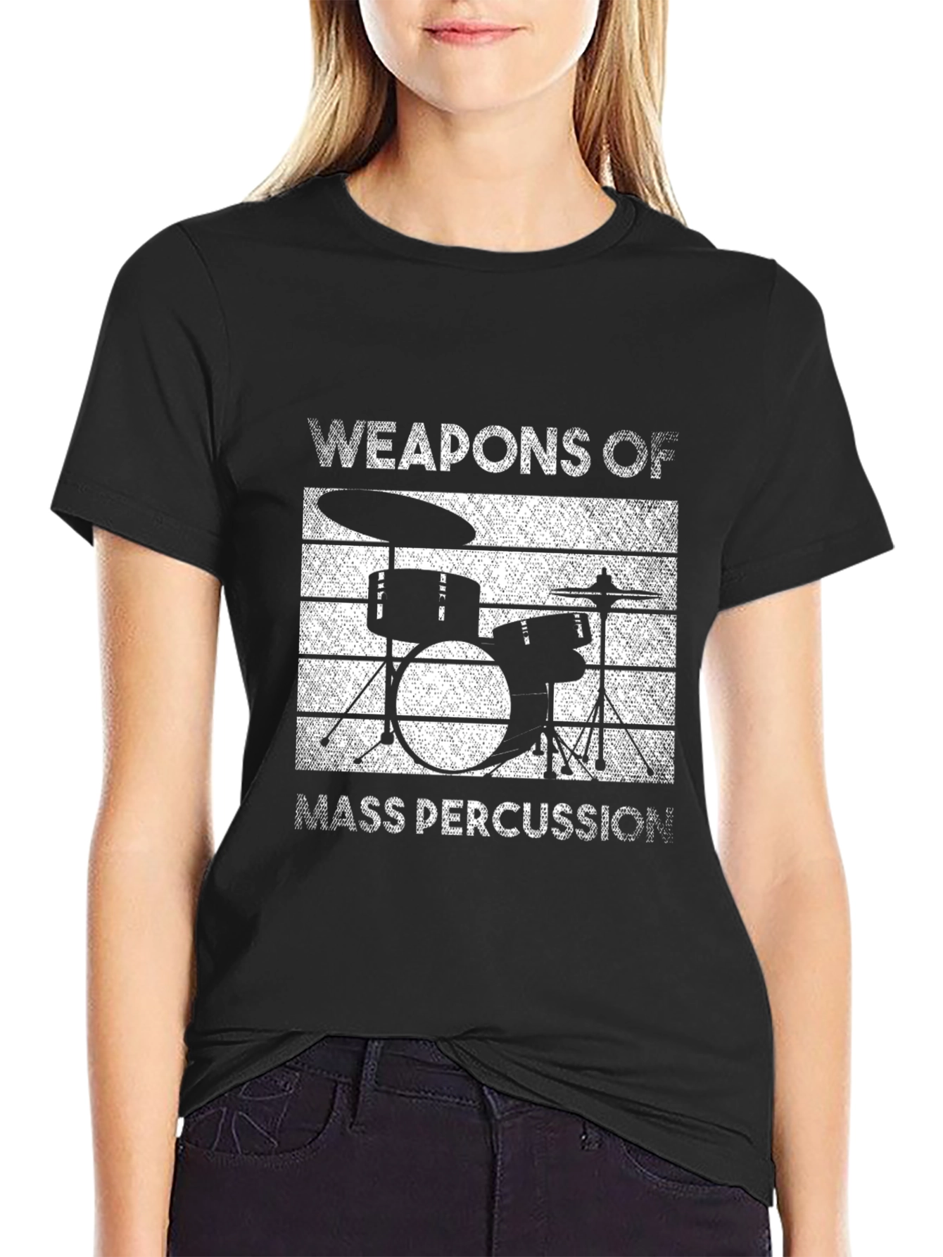 Weapons of Mass Percussion Drummer T-Shirt