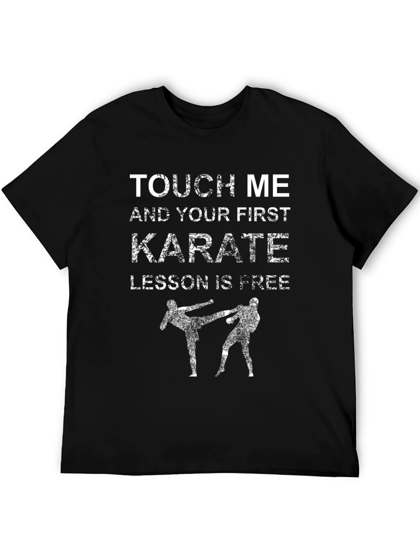 Karate Lesson T-Shirt: Touch Me & Get Free Training!