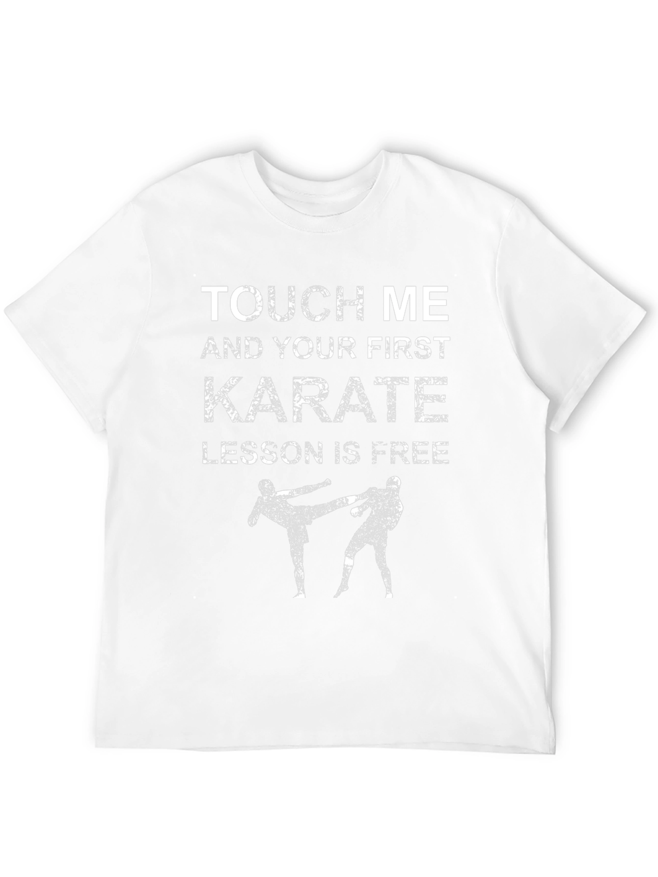 Karate Lesson T-Shirt: Touch Me & Get Free Training!