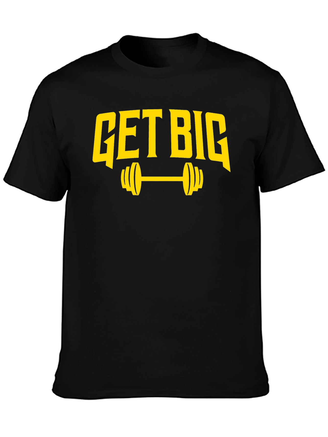 Get Big Weightlifting T-Shirt Gym Motivation