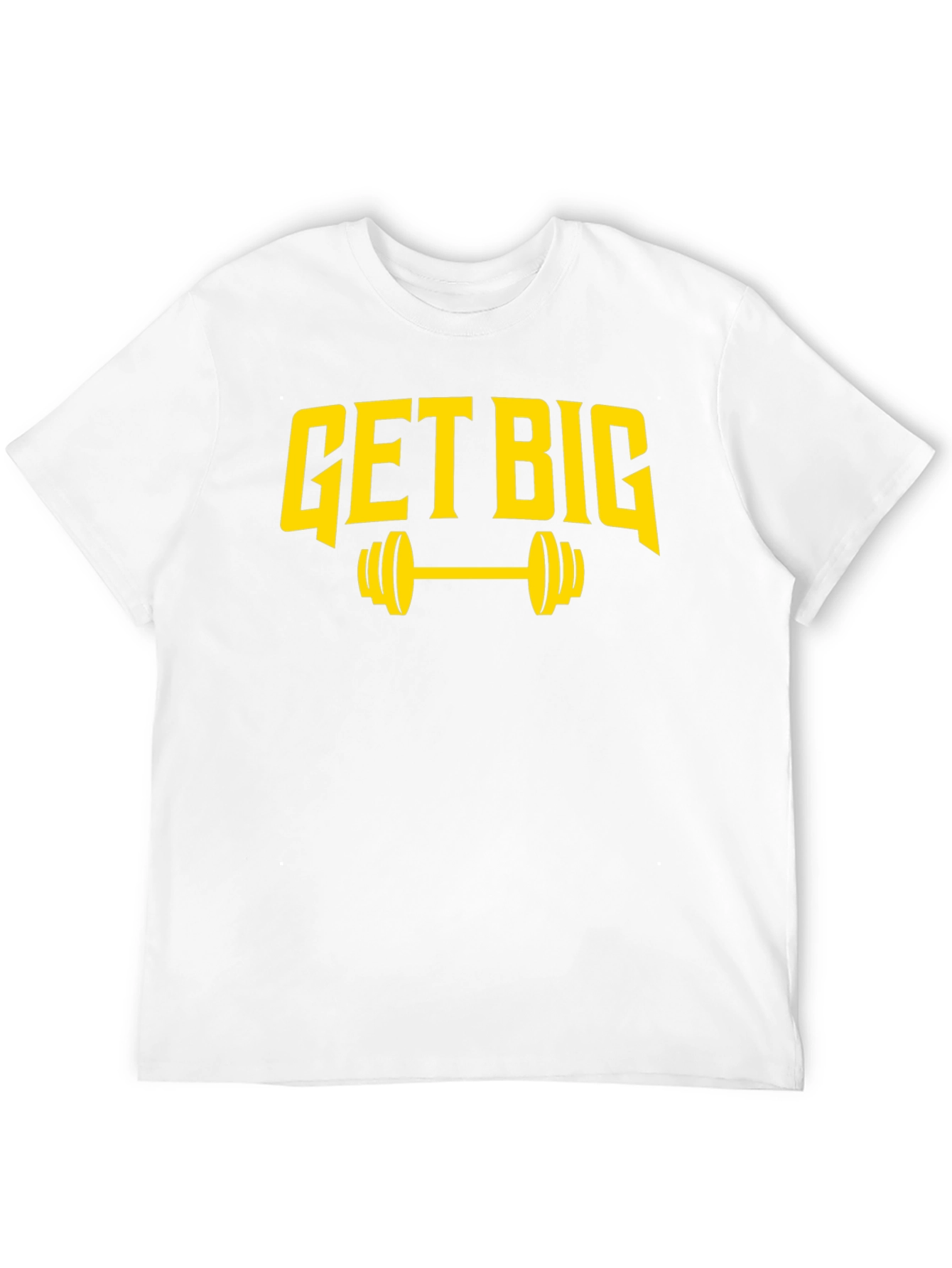 Get Big Weightlifting T-Shirt Gym Motivation