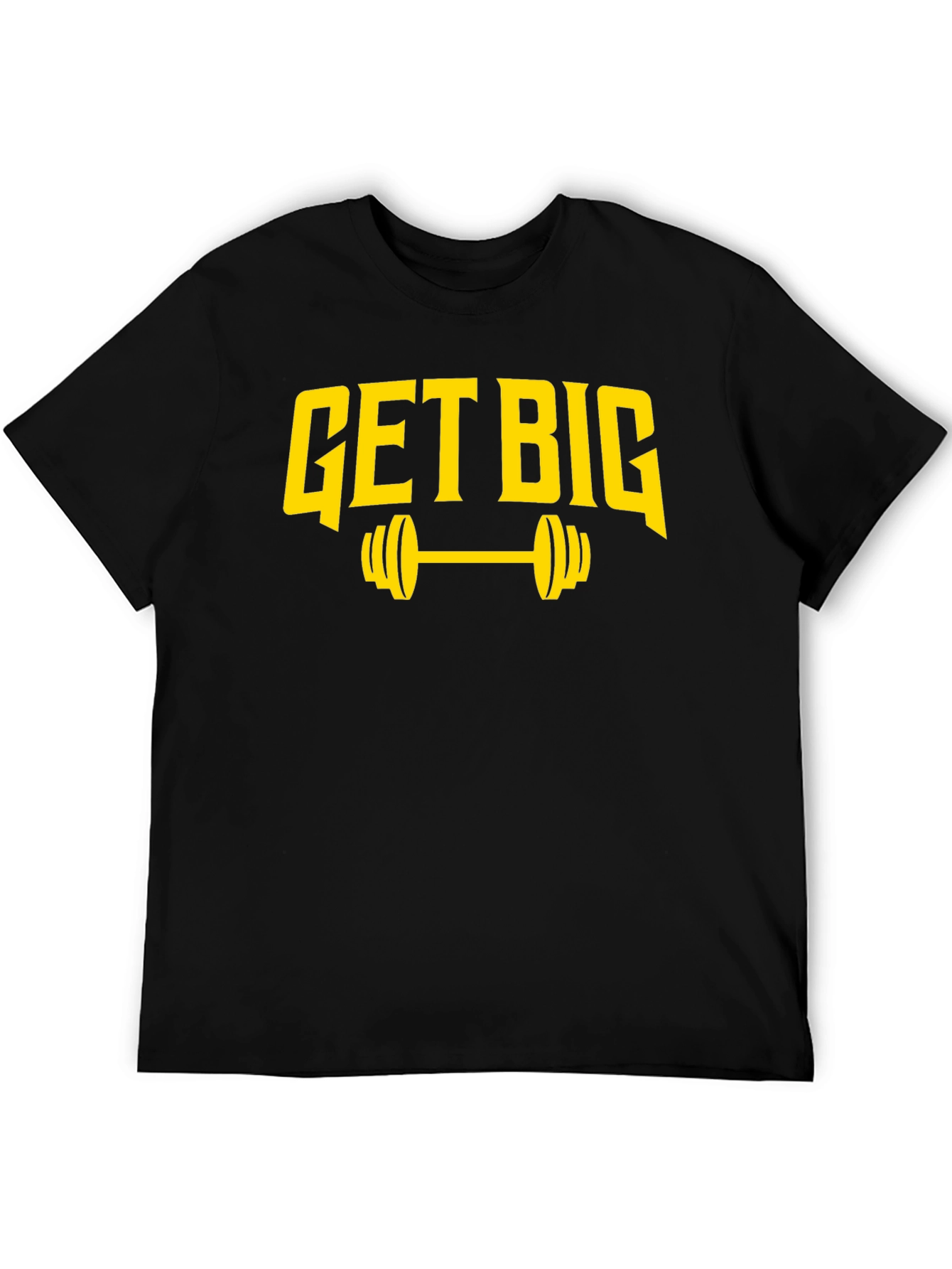 Get Big Weightlifting T-Shirt Gym Motivation