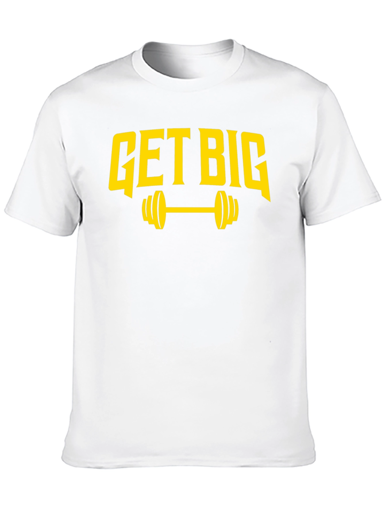 Get Big Weightlifting T-Shirt Gym Motivation