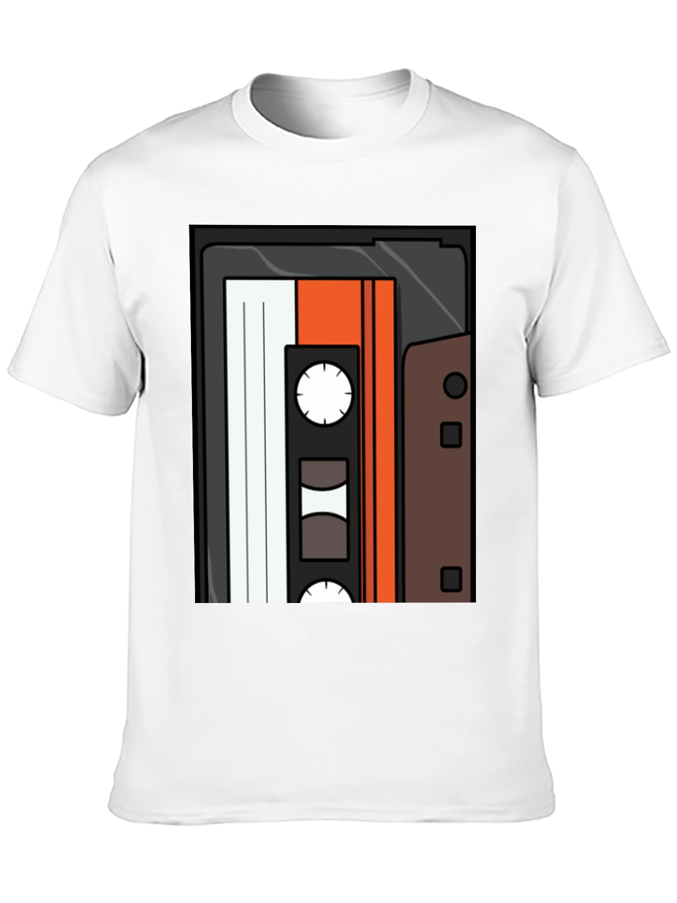 Retro Mixtape Graphic Tee - Classic Cassette T-Shirt