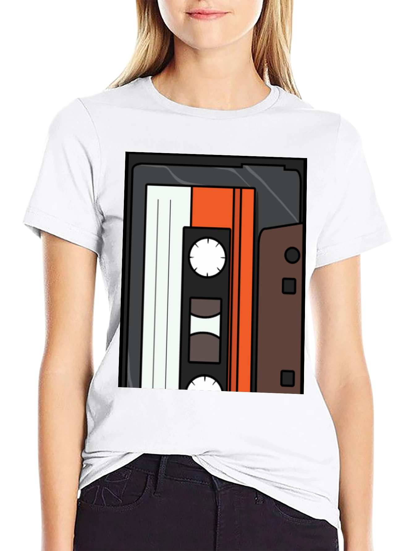 Retro Mixtape Graphic Tee - Classic Cassette T-Shirt
