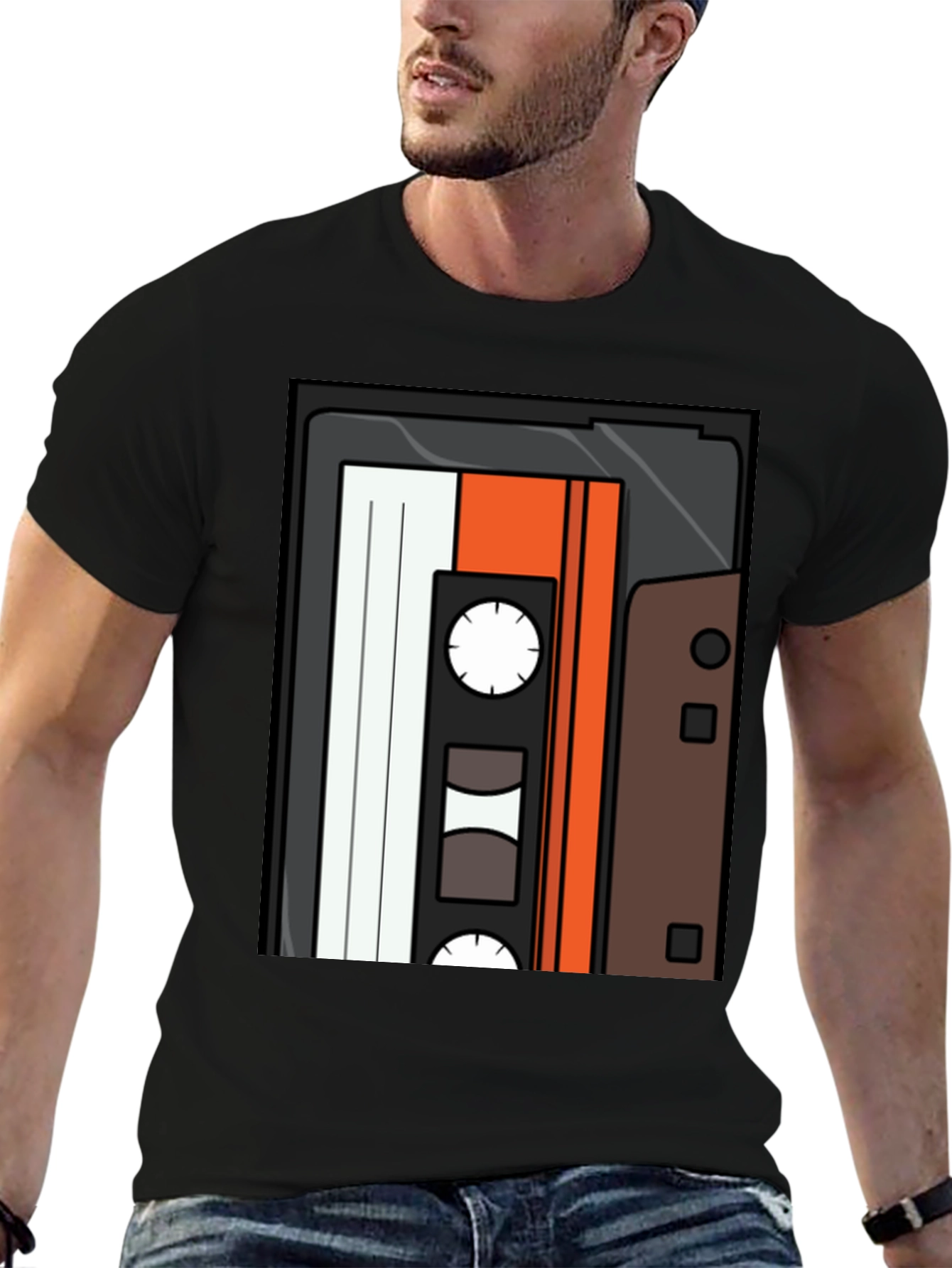 Retro Mixtape Graphic Tee - Classic Cassette T-Shirt