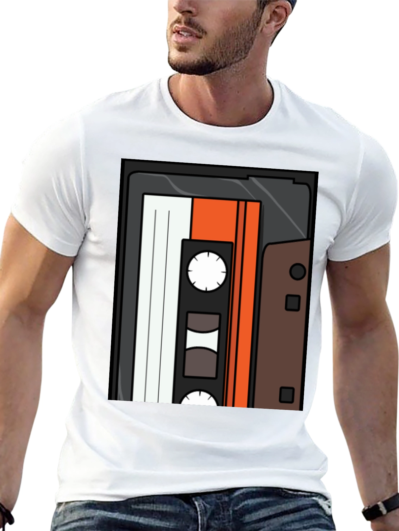 Retro Mixtape Graphic Tee - Classic Cassette T-Shirt