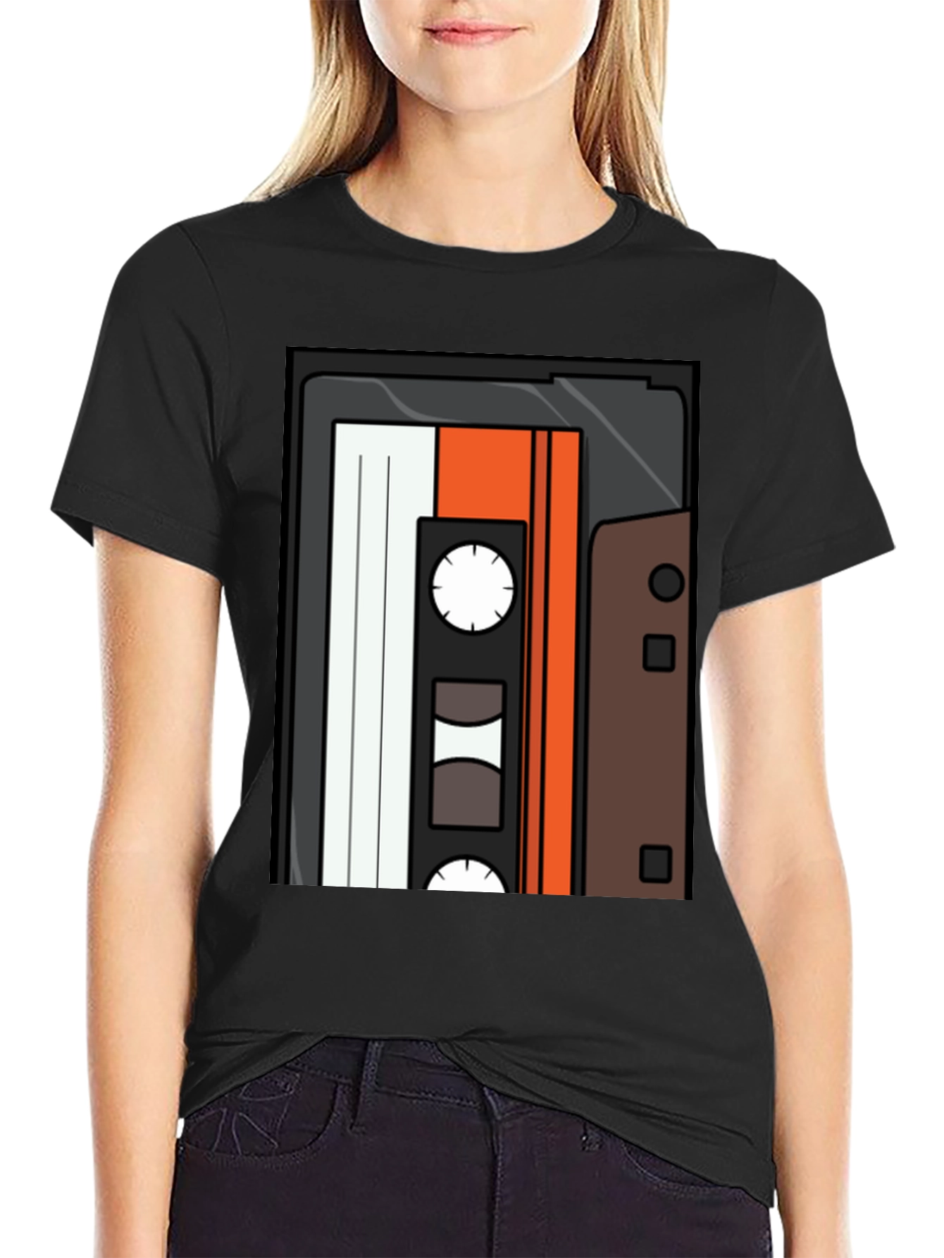Retro Mixtape Graphic Tee - Classic Cassette T-Shirt