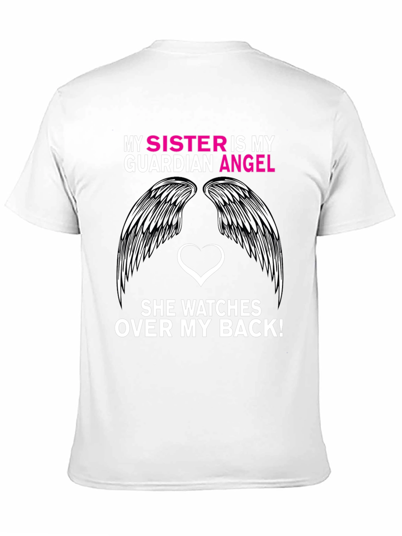 Sister Guardian Angel Graphic Tee
