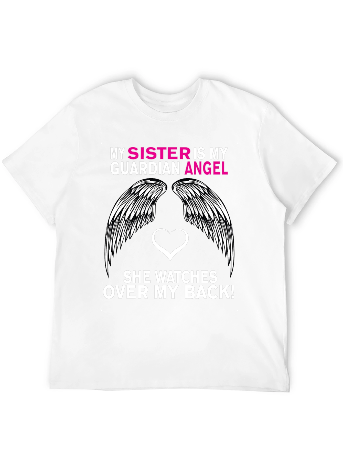 Sister Guardian Angel Graphic Tee