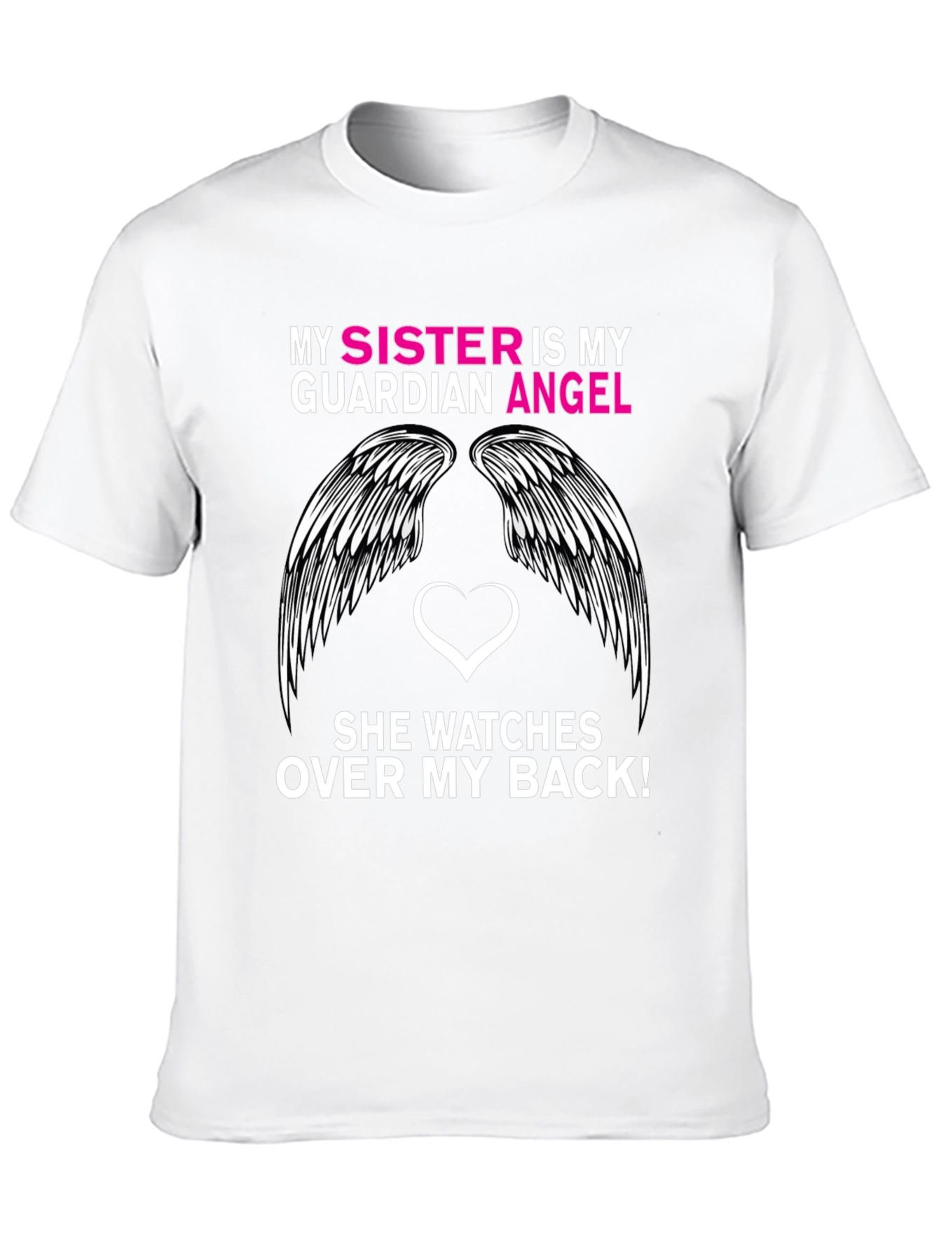 Sister Guardian Angel Graphic Tee