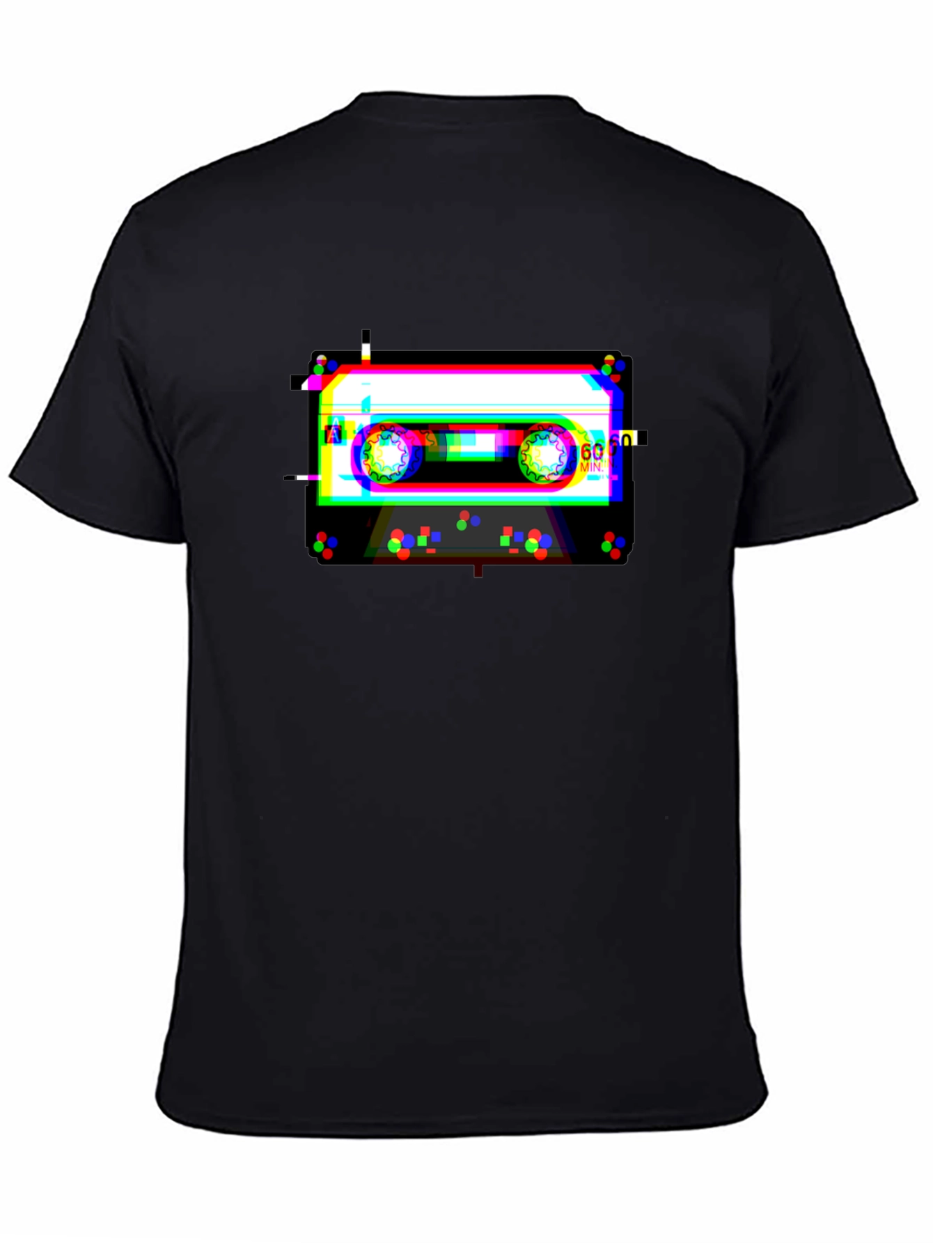 Glitch Cassette Tape T-Shirt - Retro Music Cool